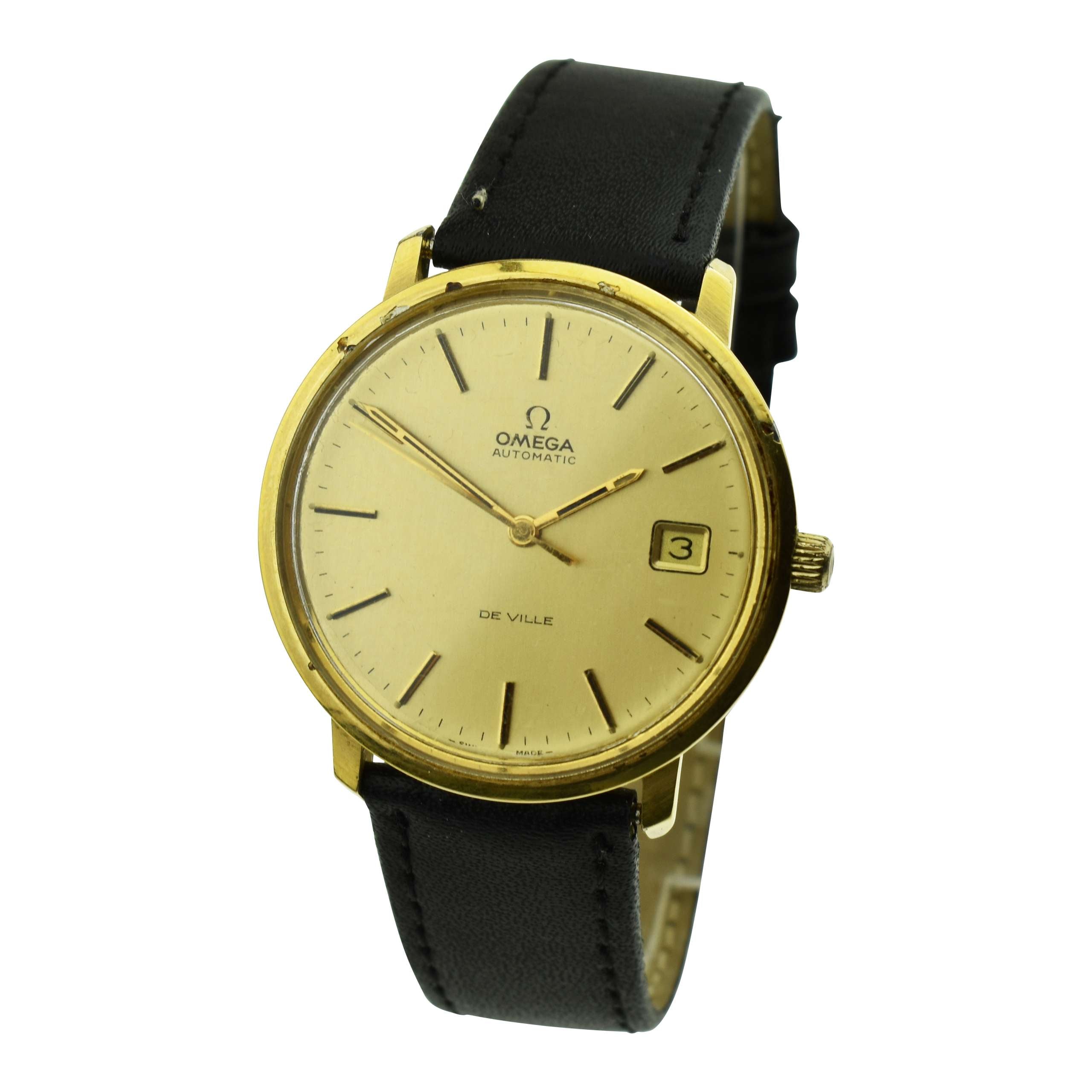 Omega De Ville 18ct Yellow Gold 166.134
