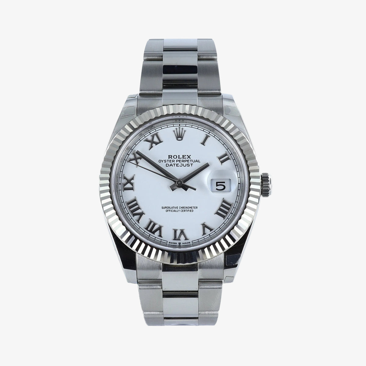 Rolex Datejust 41 Stainless Steel & White Gold 126334