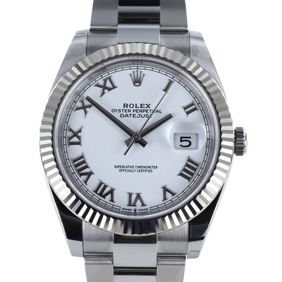 Rolex Datejust 41 Stainless Steel & White Gold 126334