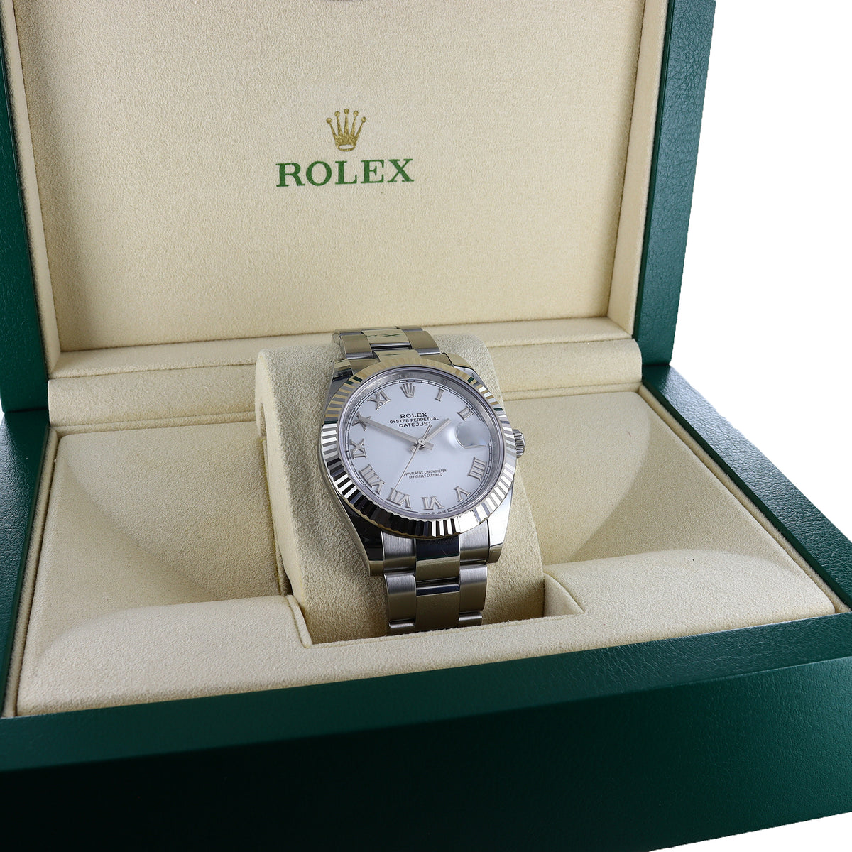 Rolex Datejust 41 Stainless Steel & White Gold 126334