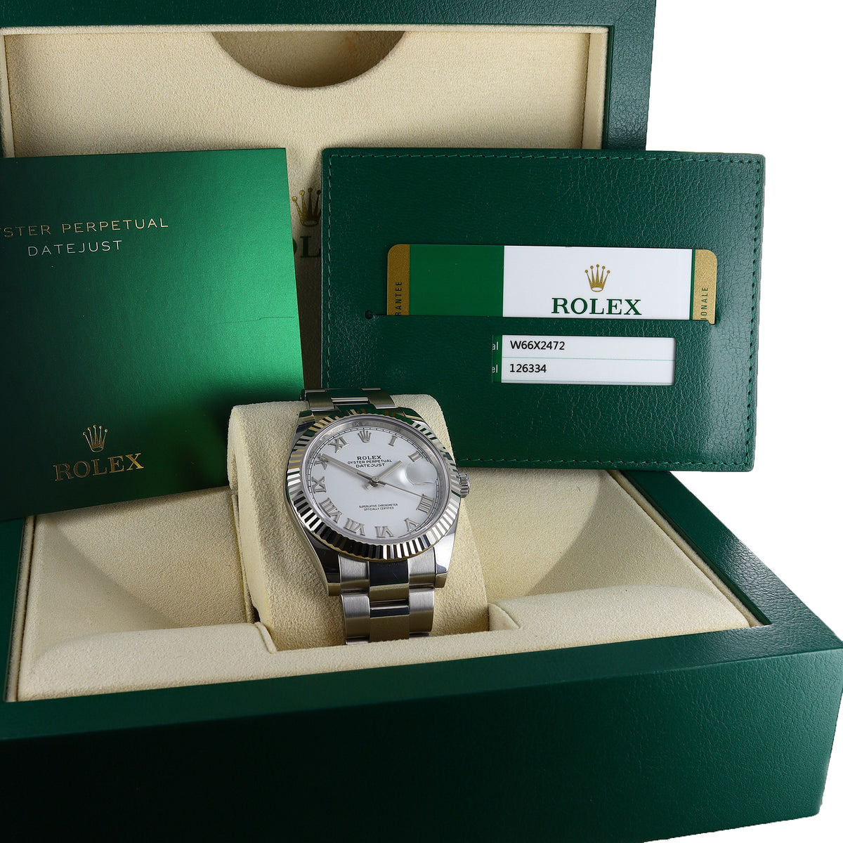Rolex Datejust 41 Stainless Steel & White Gold 126334