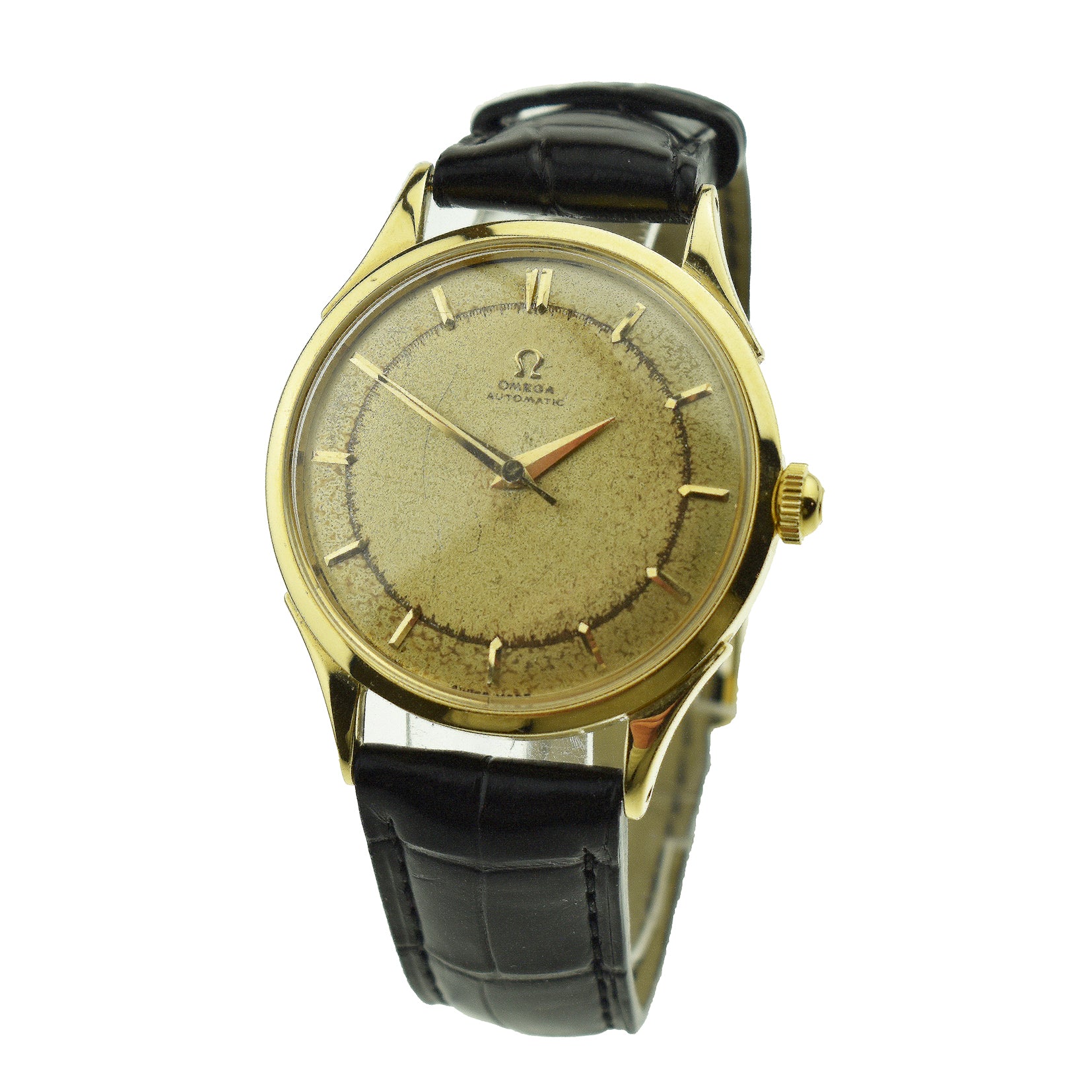 Omega Vintage Bumper 18ct Yellow Gold Automatic 2637