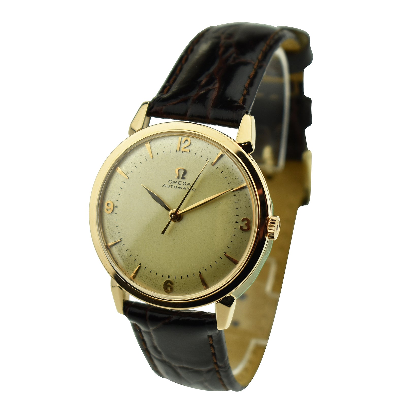 Omega Vintage Automatic 18ct Rose Gold