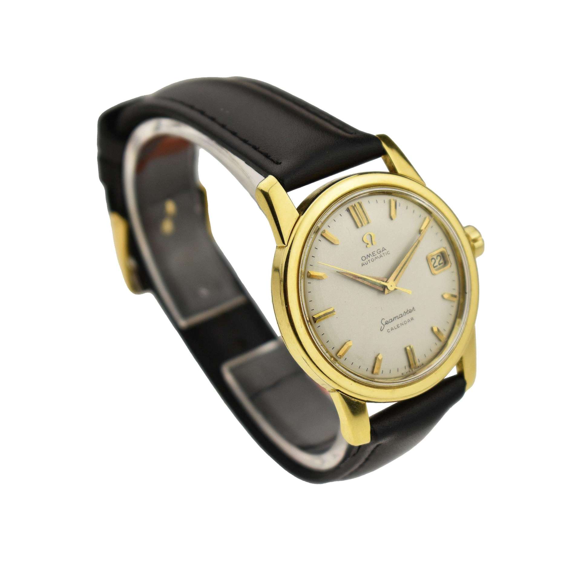 Omega Seamaster Calendar 18ct Yellow Gold Automatic