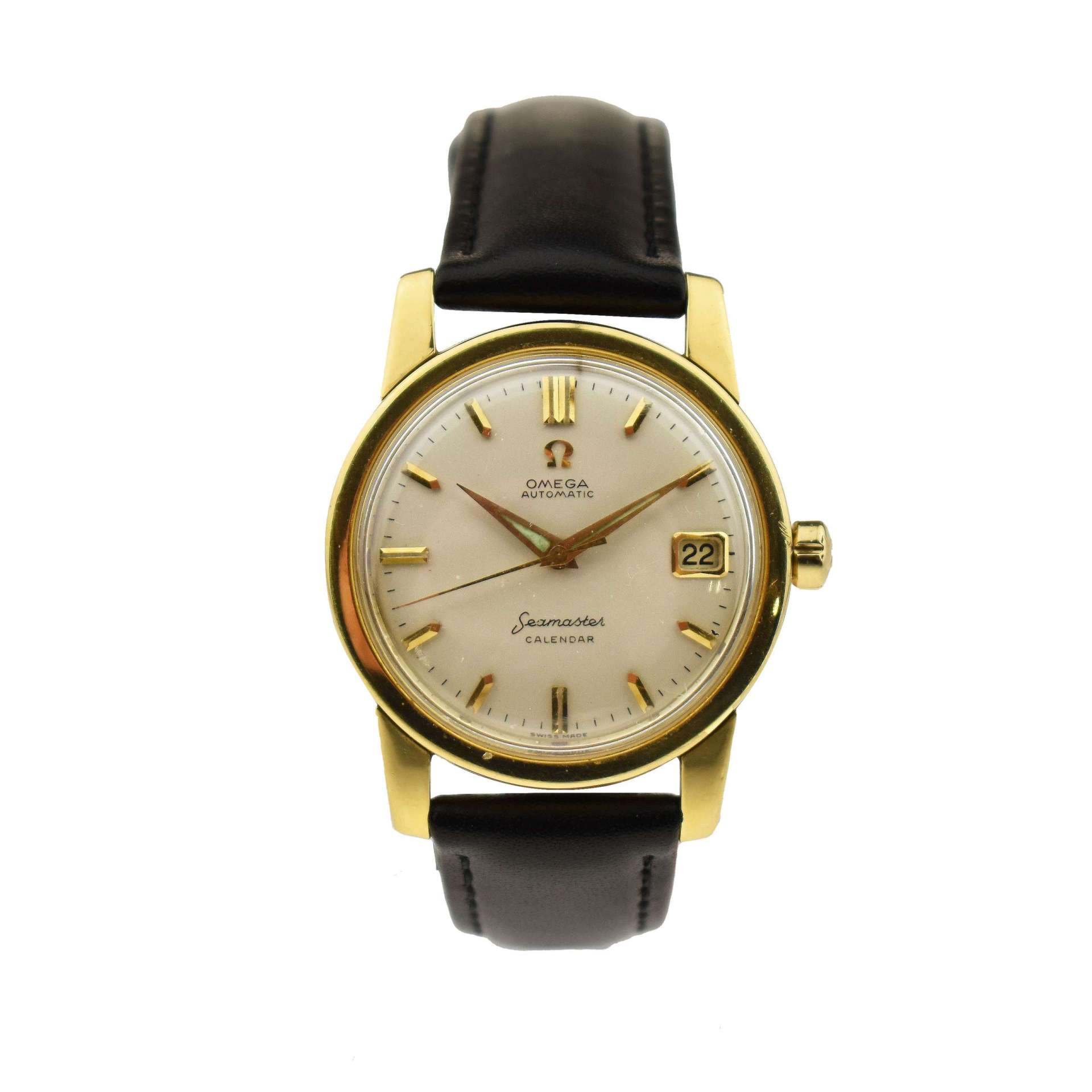 Omega Seamaster Calendar 18ct Yellow Gold Automatic