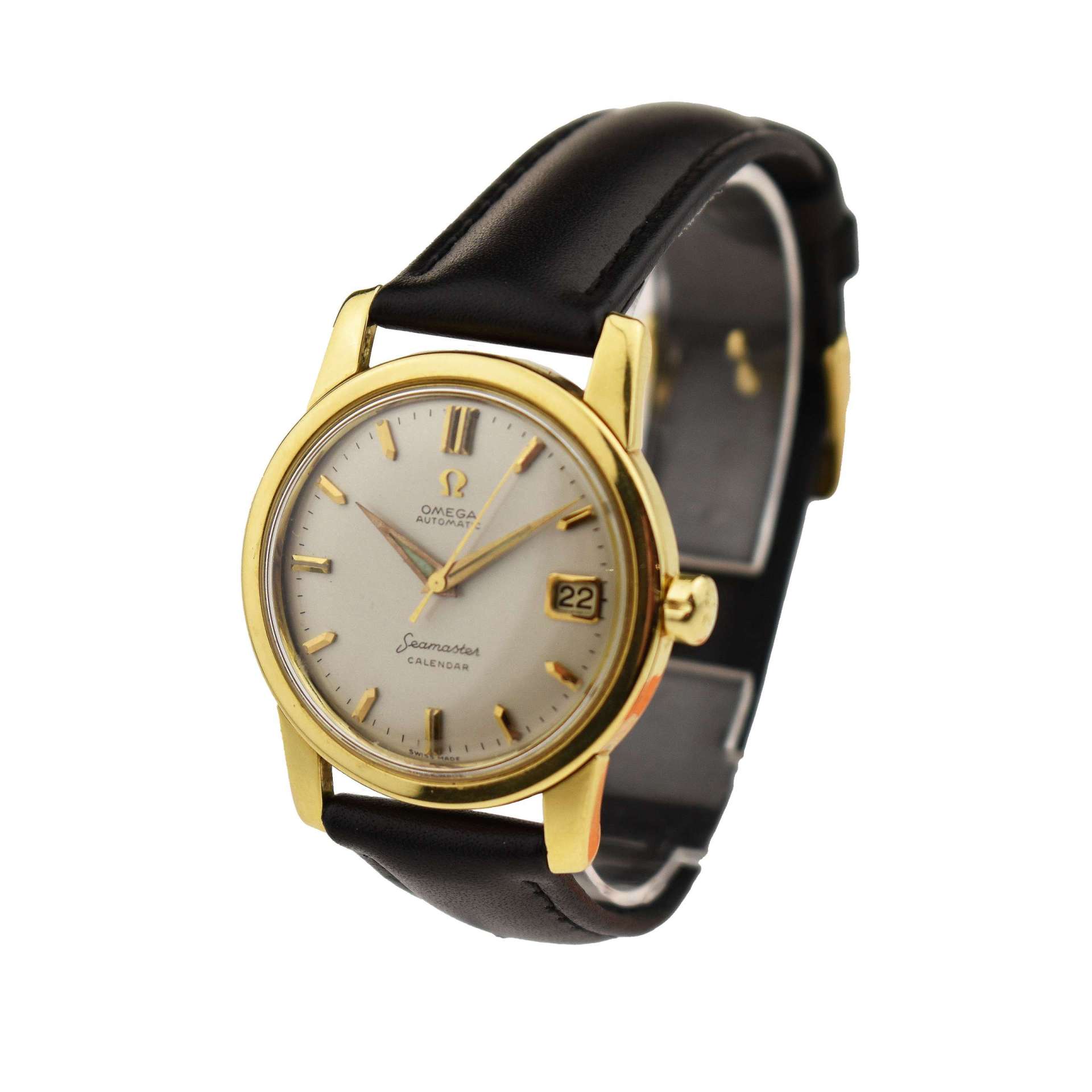 Omega Seamaster Calendar 18ct Yellow Gold Automatic