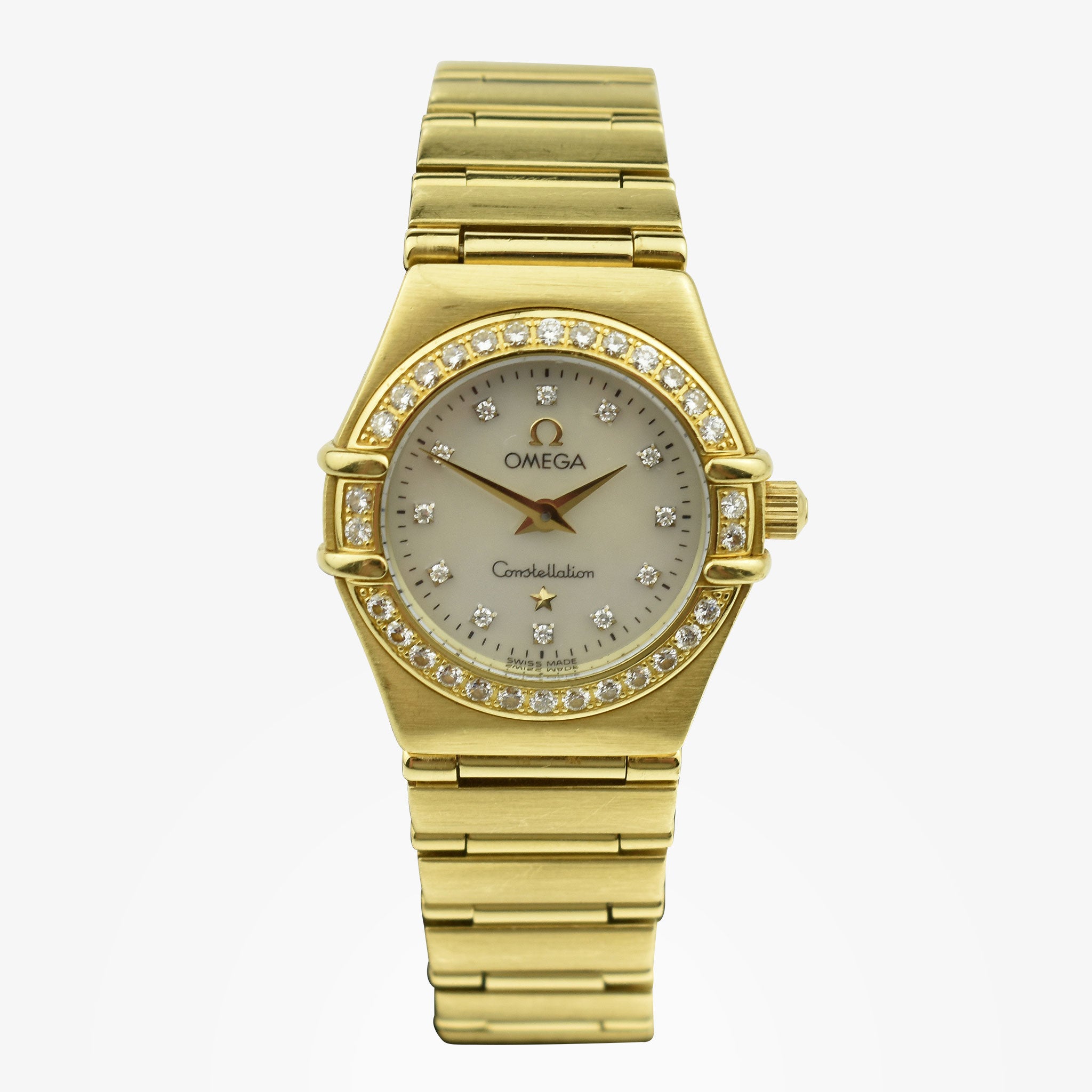Omega Constellation Ladies 18ct Gold 116.77.500