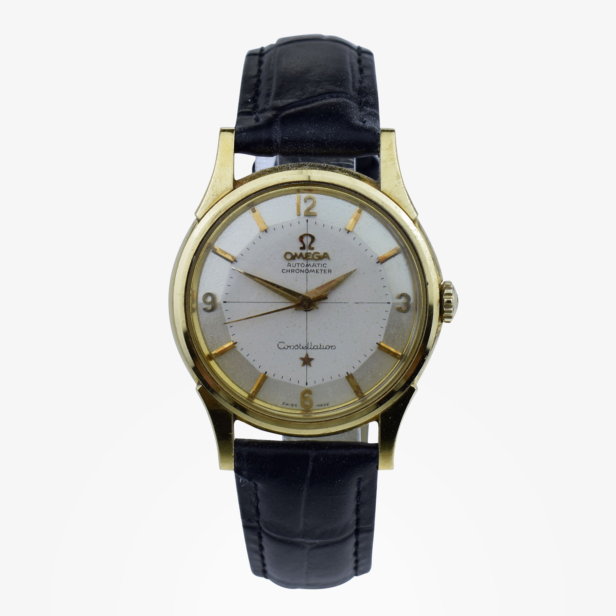 Omega Constellation Pie-Pan 18ct Gold 14381-2