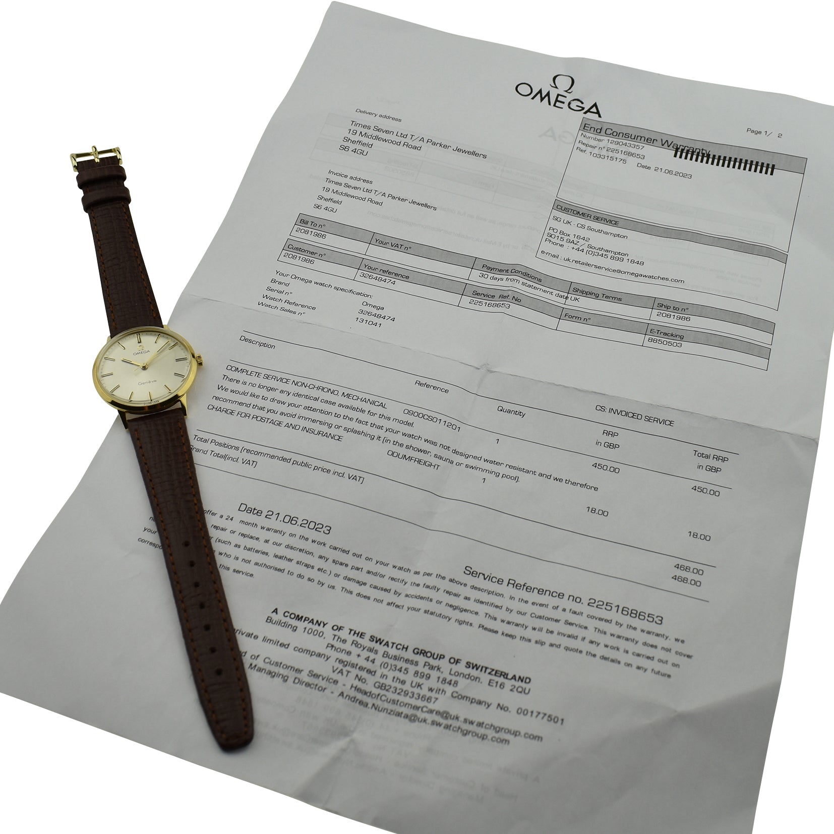 Omega Geneve Vintage 131.041