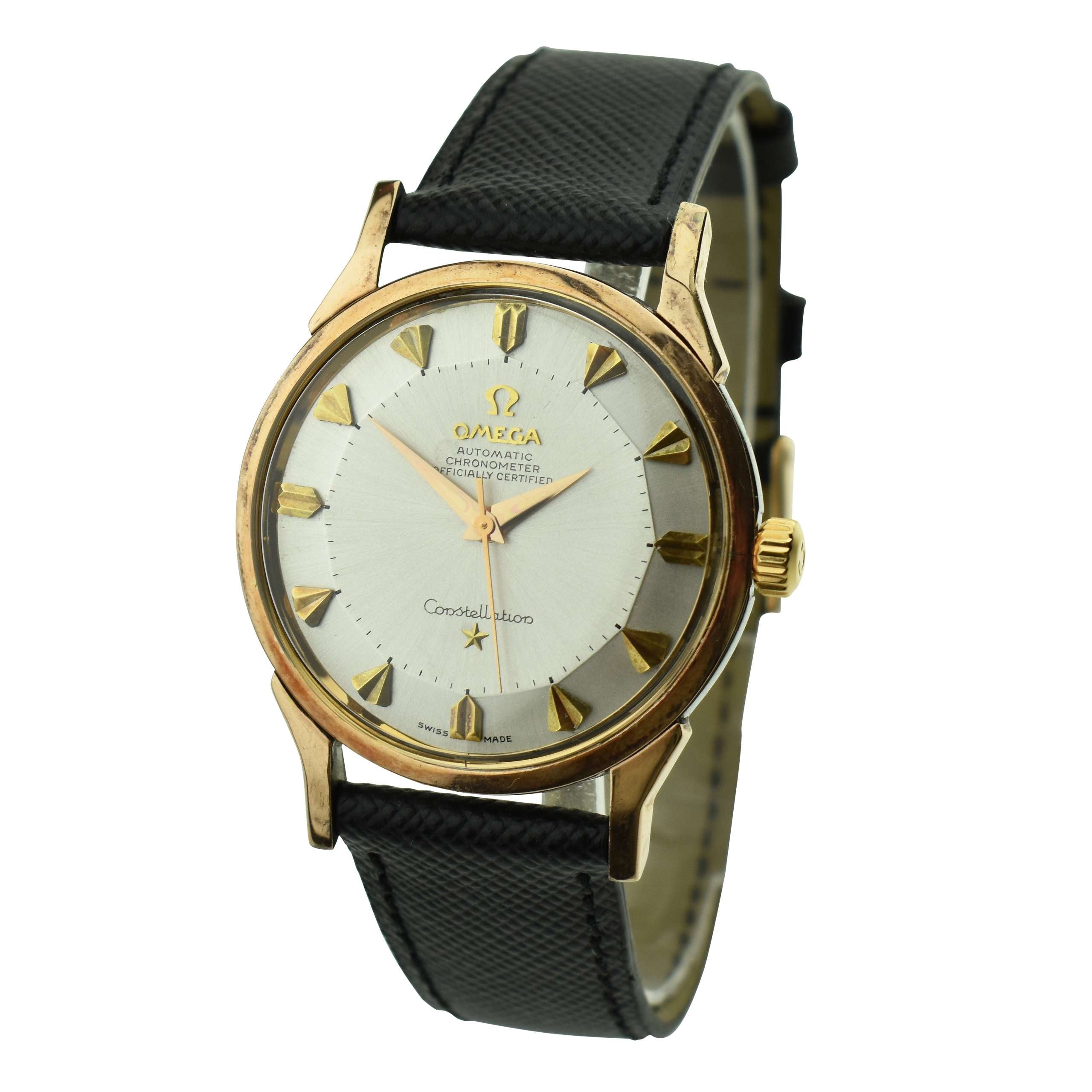Omega Constellation Pie Pan Rose Gold Capped 14900 sc - 61