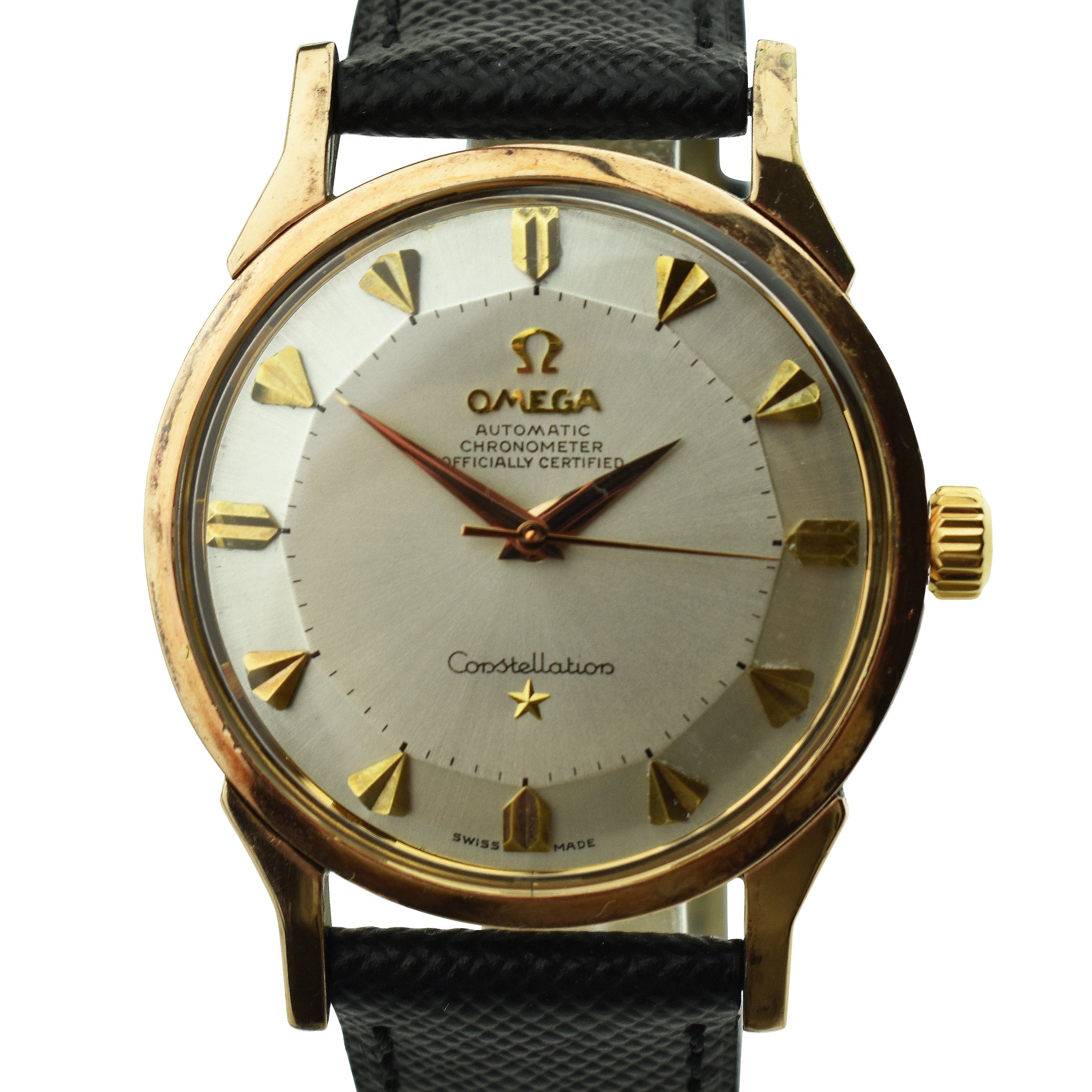 Omega Constellation Pie Pan Rose Gold Capped 14900 sc - 61
