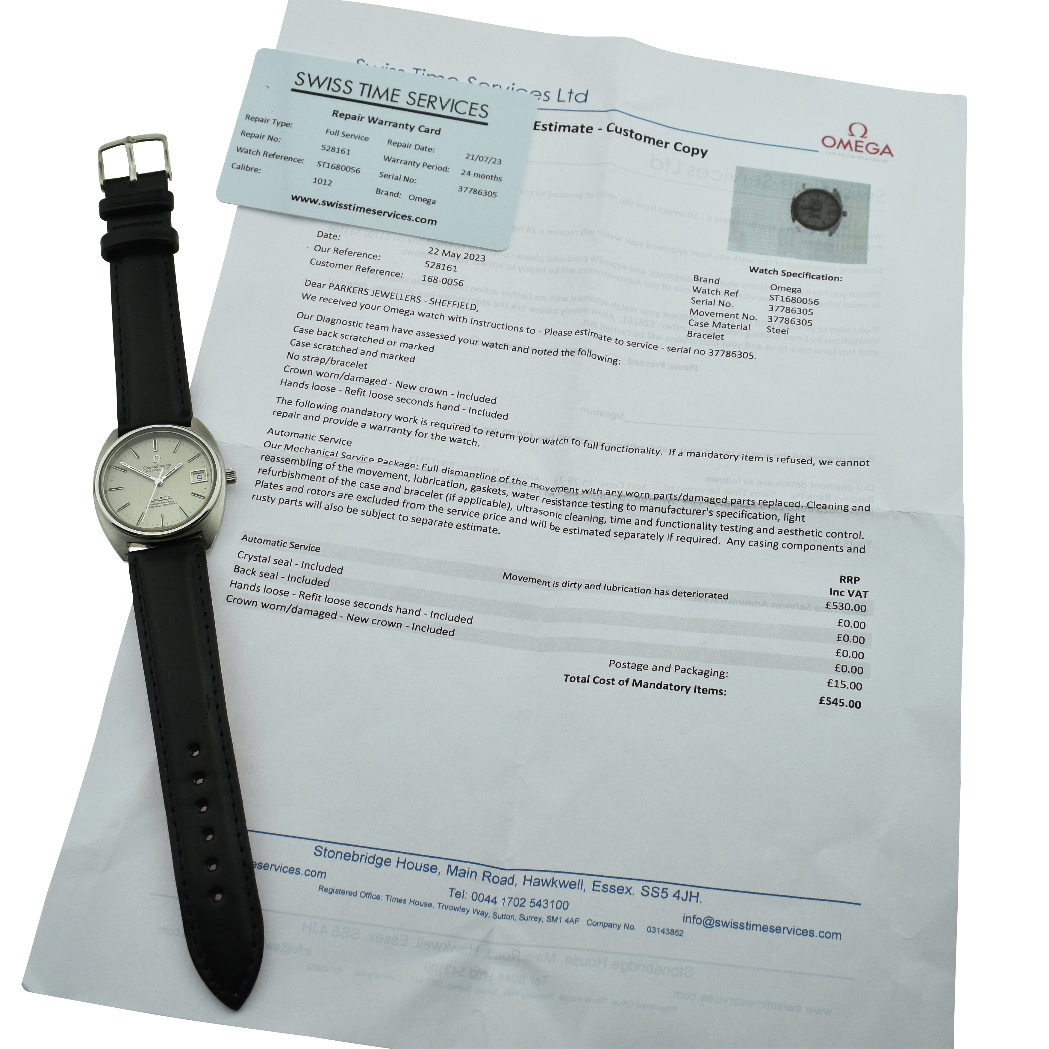 Omega Constellation 168.0056