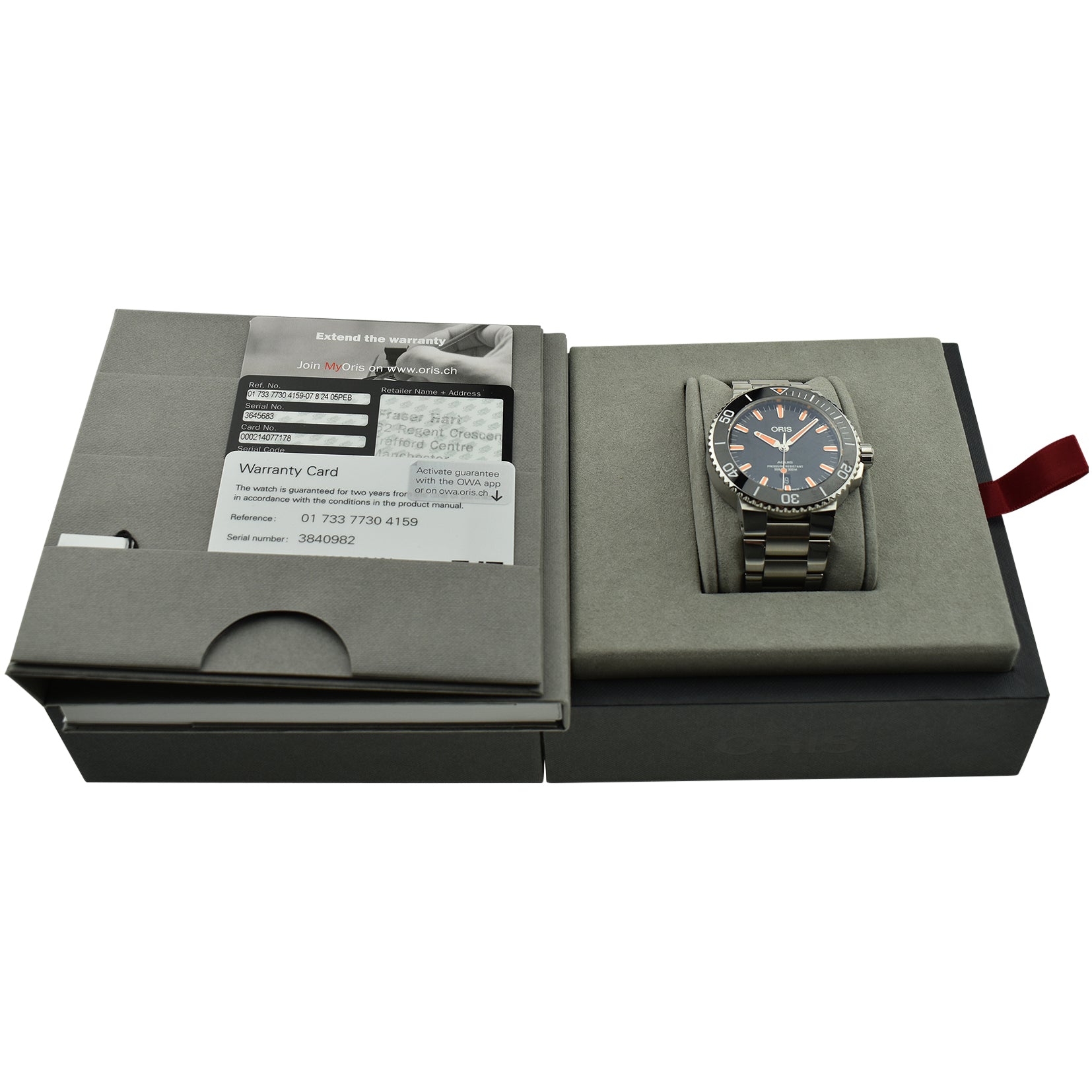 Oris Aquis Date Stainless Steel