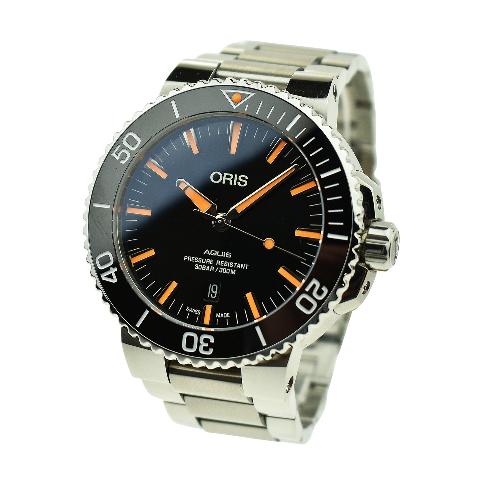 Oris Aquis Date Stainless Steel