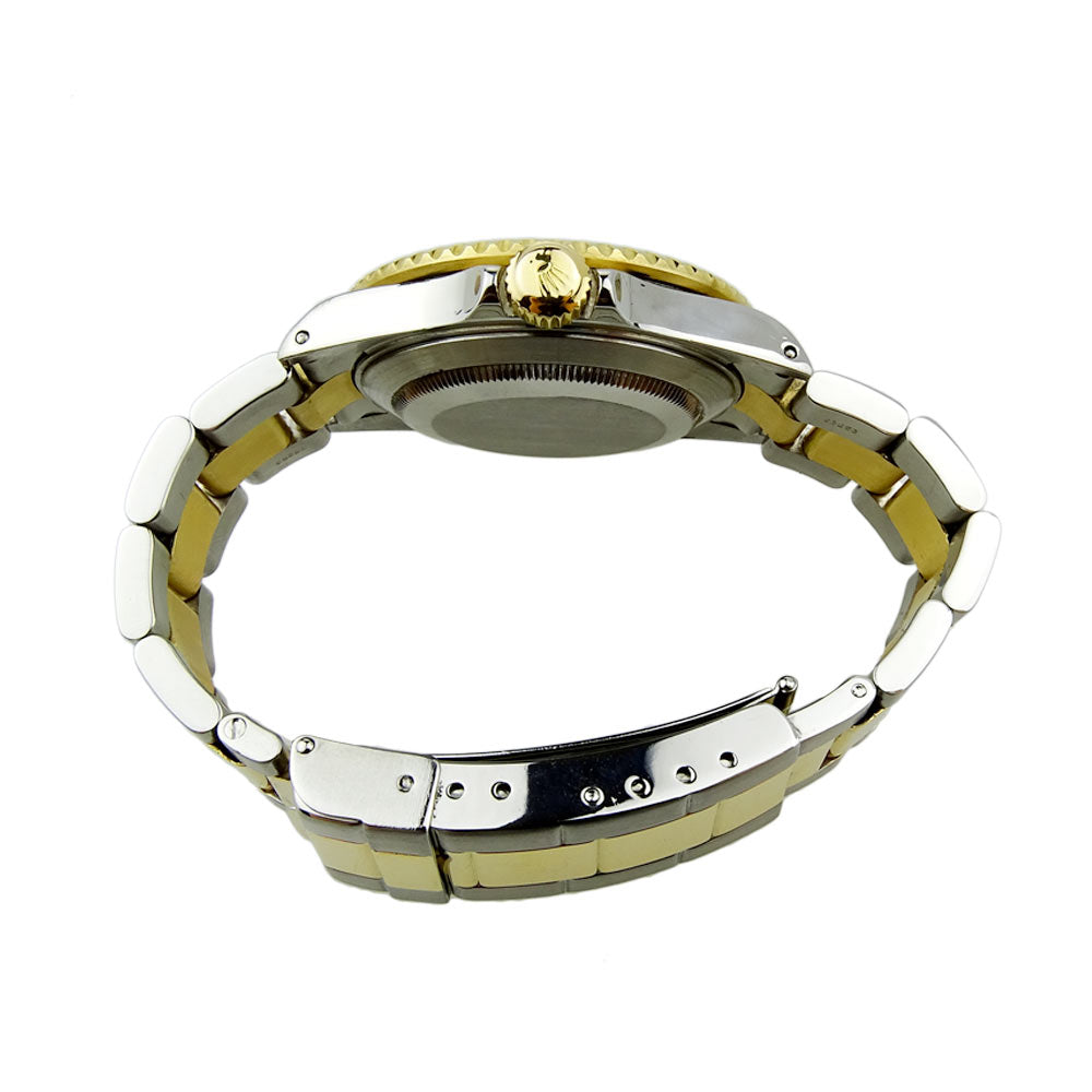 Rolex Submariner Date Steel and Gold Serti Dial 16613
