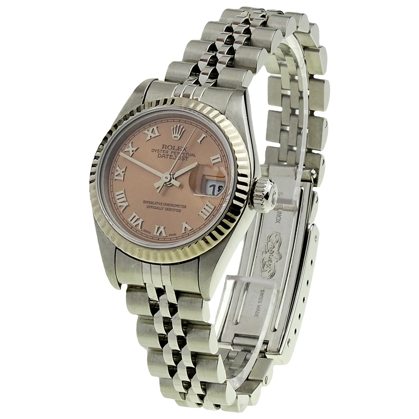 Rolex Lady Datejust Steel &amp; White Gold Bezel 79174