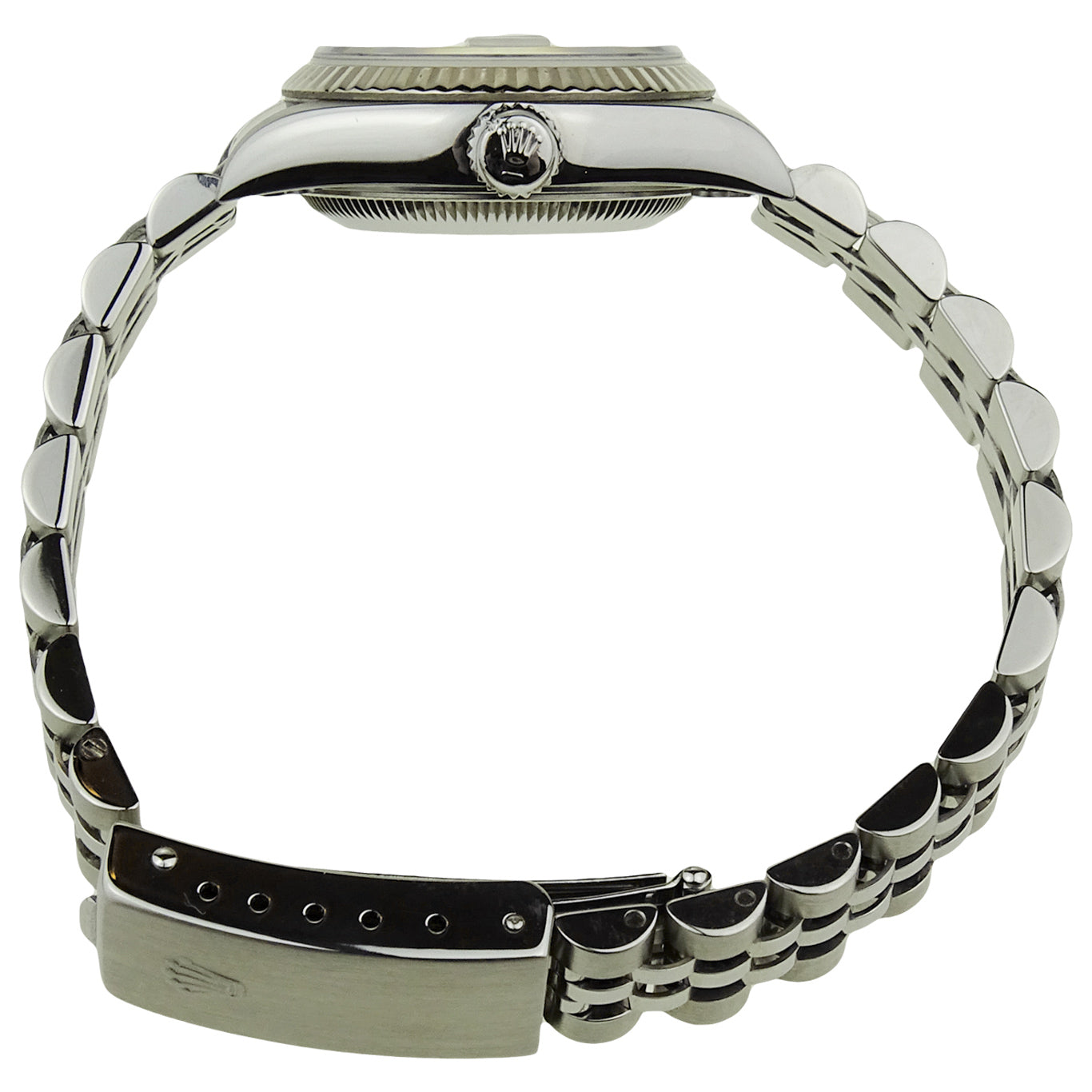 Rolex Lady Datejust Steel &amp; White Gold Bezel 79174