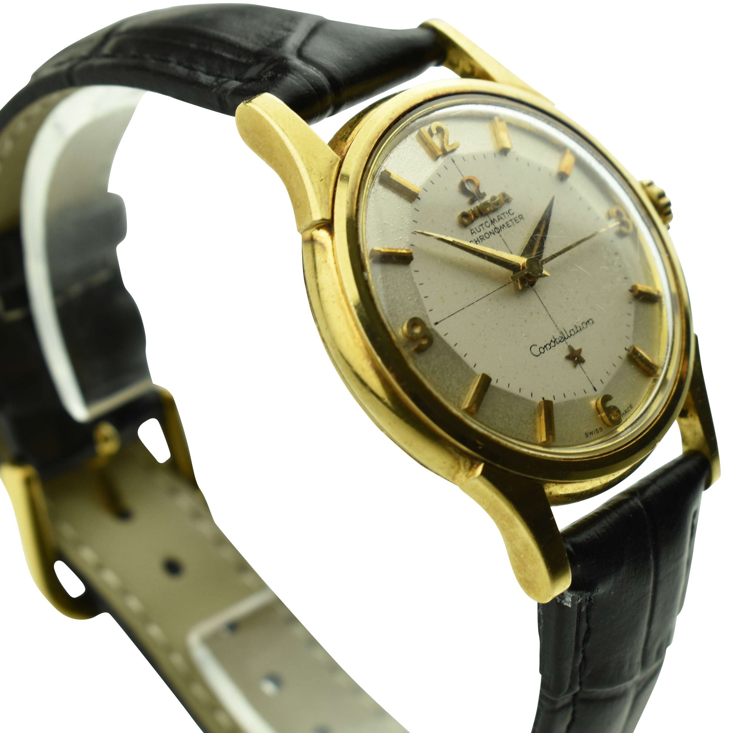 Omega Constellation Pie-Pan 18ct Gold 14381-2