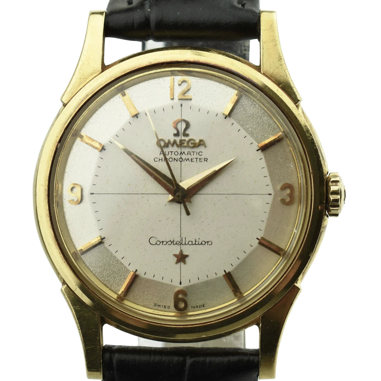 Omega Constellation Pie-Pan 18ct Gold 14381-2
