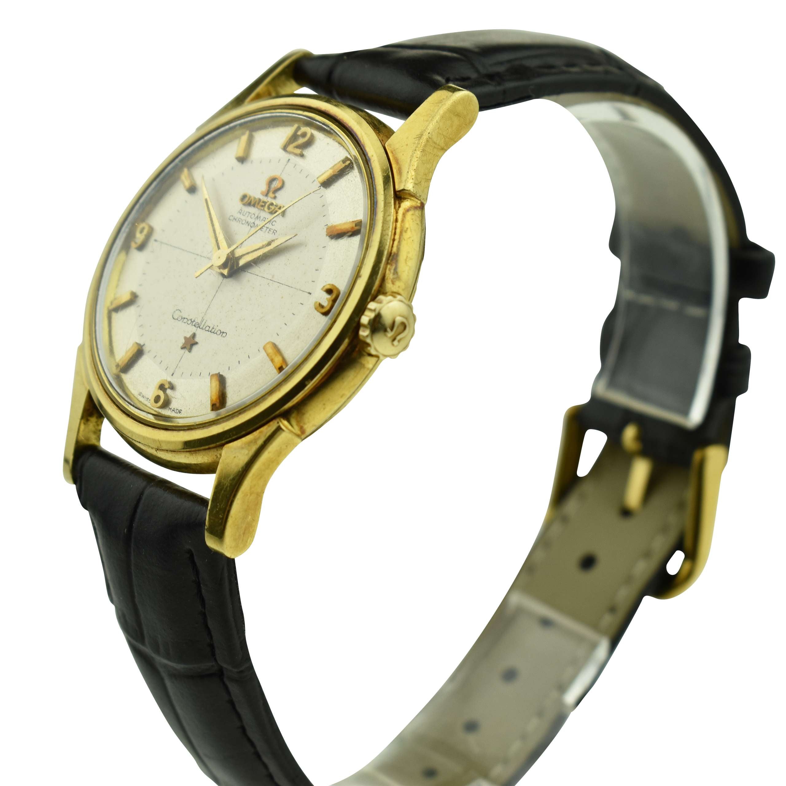 Omega Constellation Pie-Pan 18ct Gold 14381-2