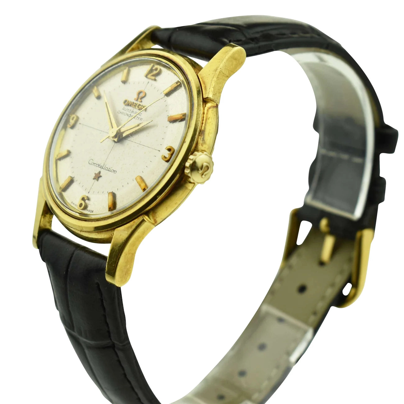 Omega Constellation Pie-Pan 18ct Gold 14381-2