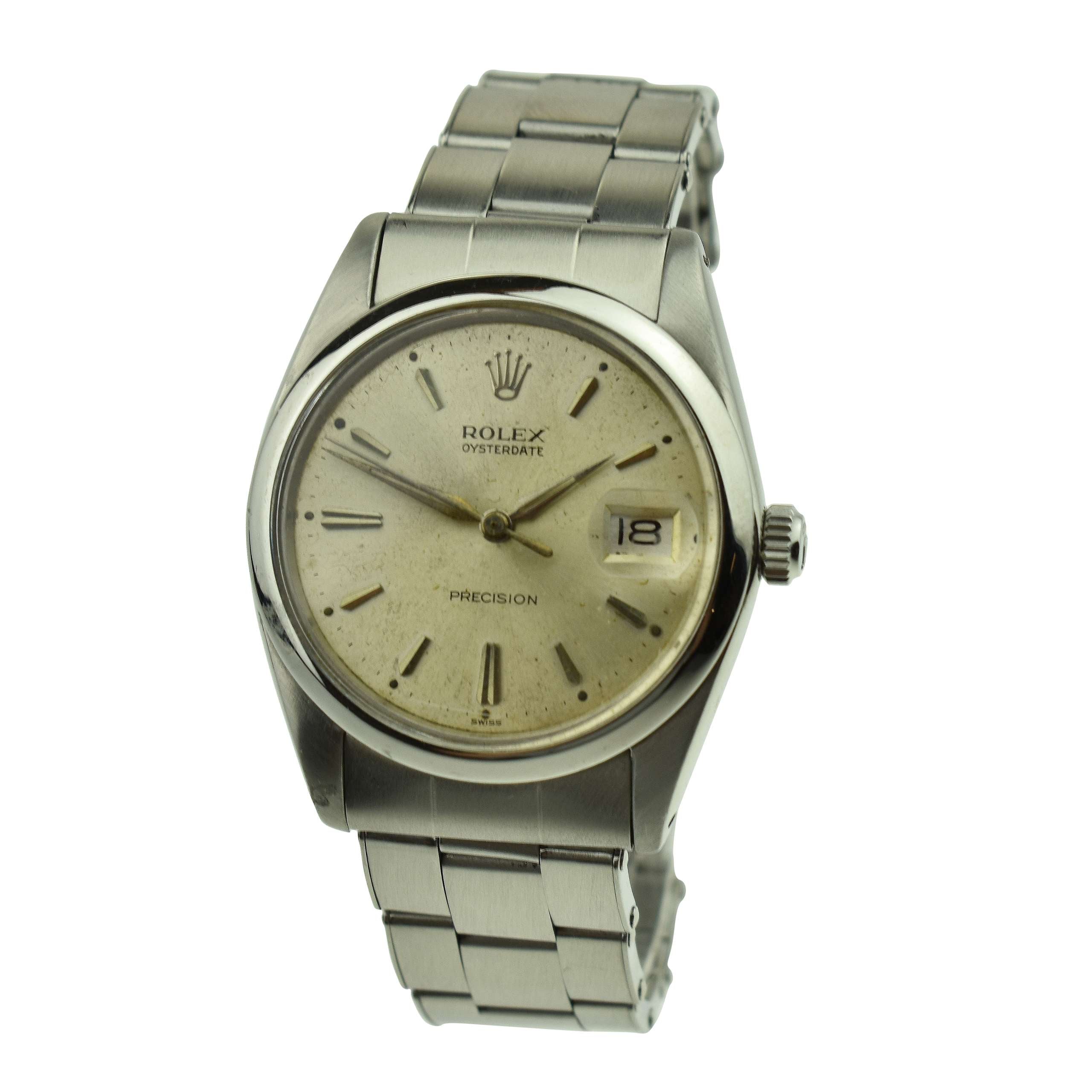 Rolex Oyster Date Precision Stainless Steel 6694