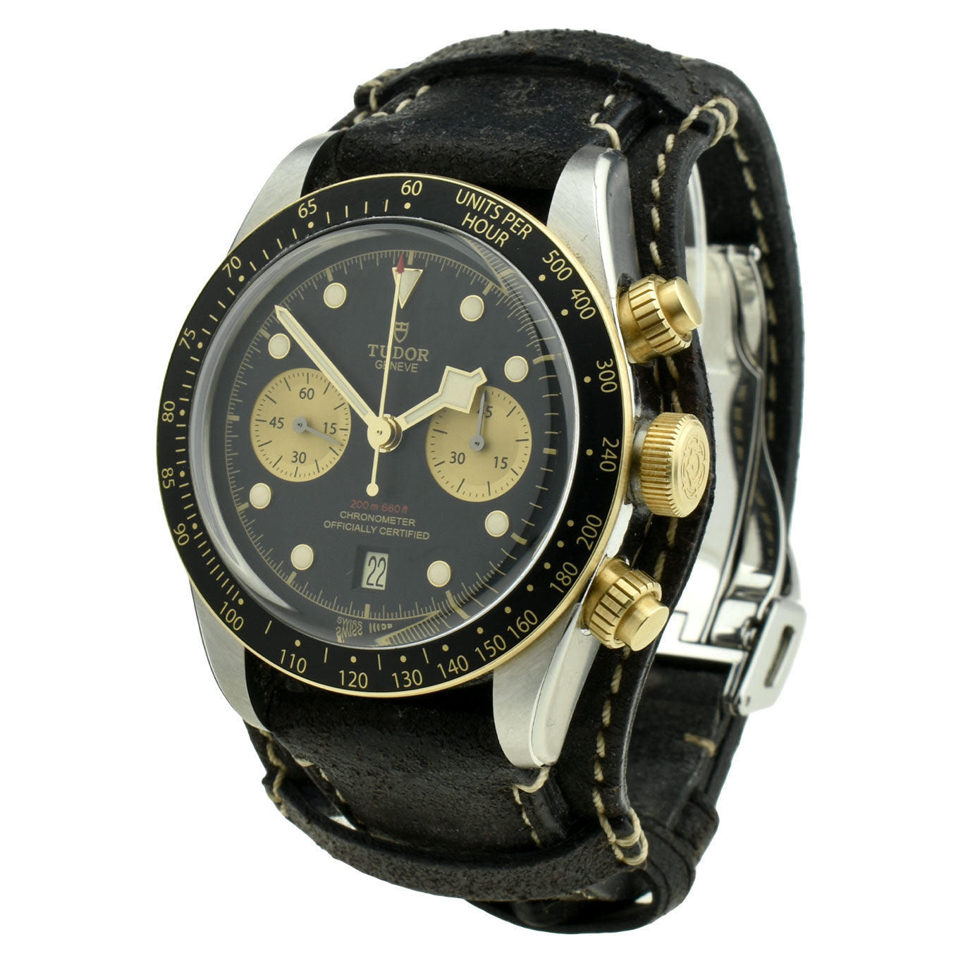 Tudor Heritage Black Bay Chrono Steel &amp; Gold 79363N