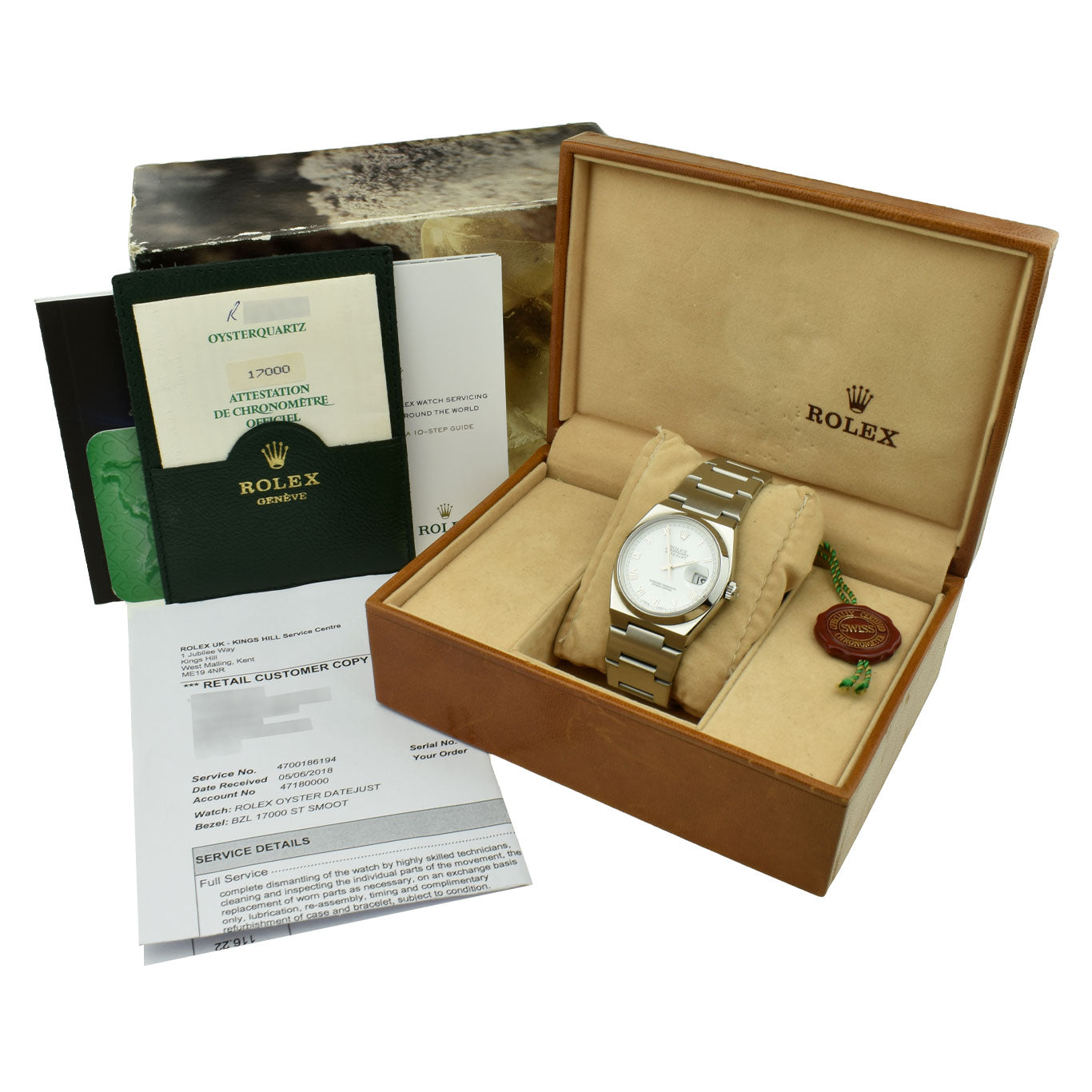 Rolex Datejust Oysterquartz Stainless Steel 17000