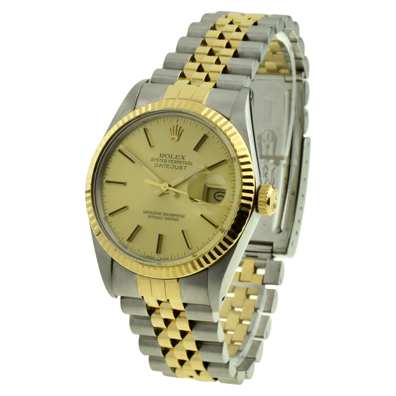 Rolex Datejust Stainless Steel & Gold 16013 at Parkers Jewellers