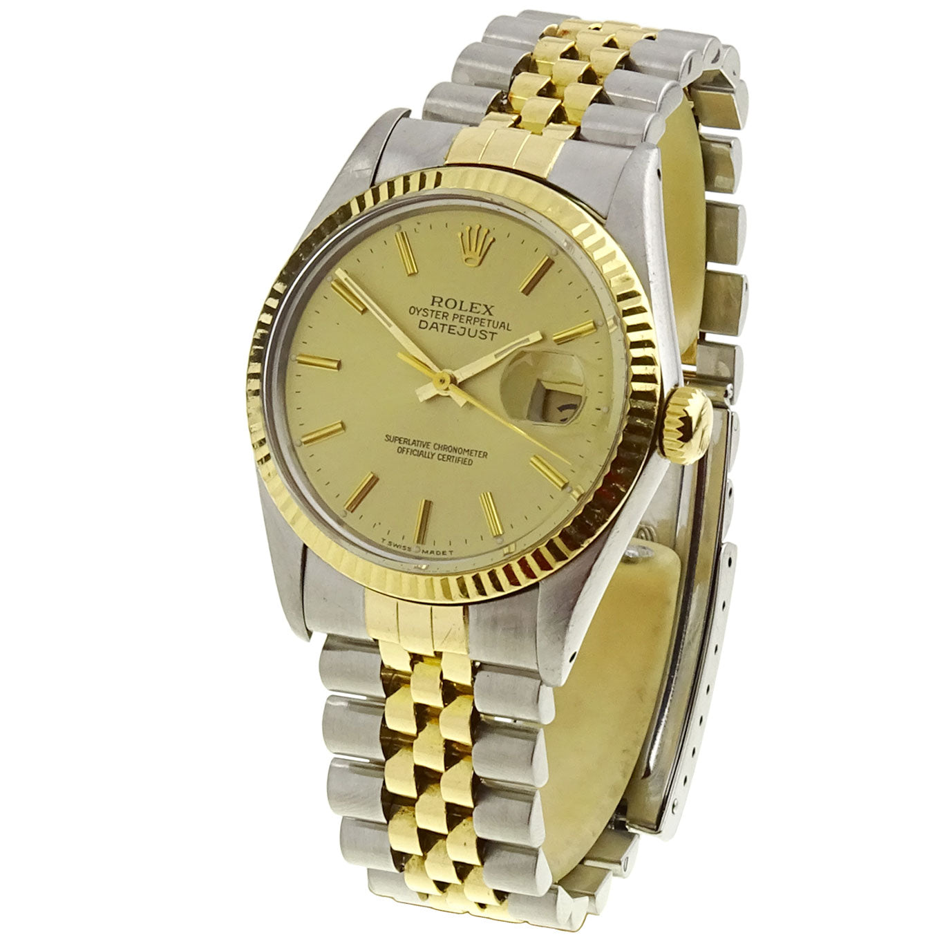 Rolex Datejust Oyster Perpetual Steel and Gold 16013
