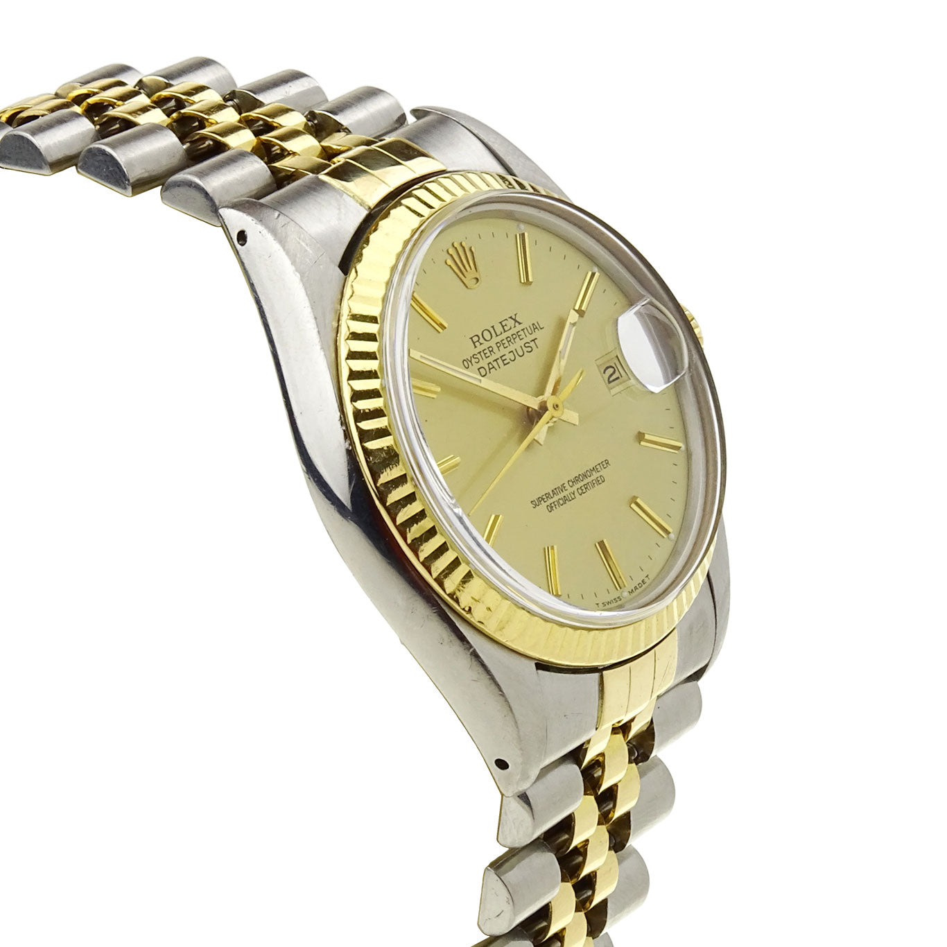 Rolex Datejust Oyster Perpetual Steel and Gold 16013