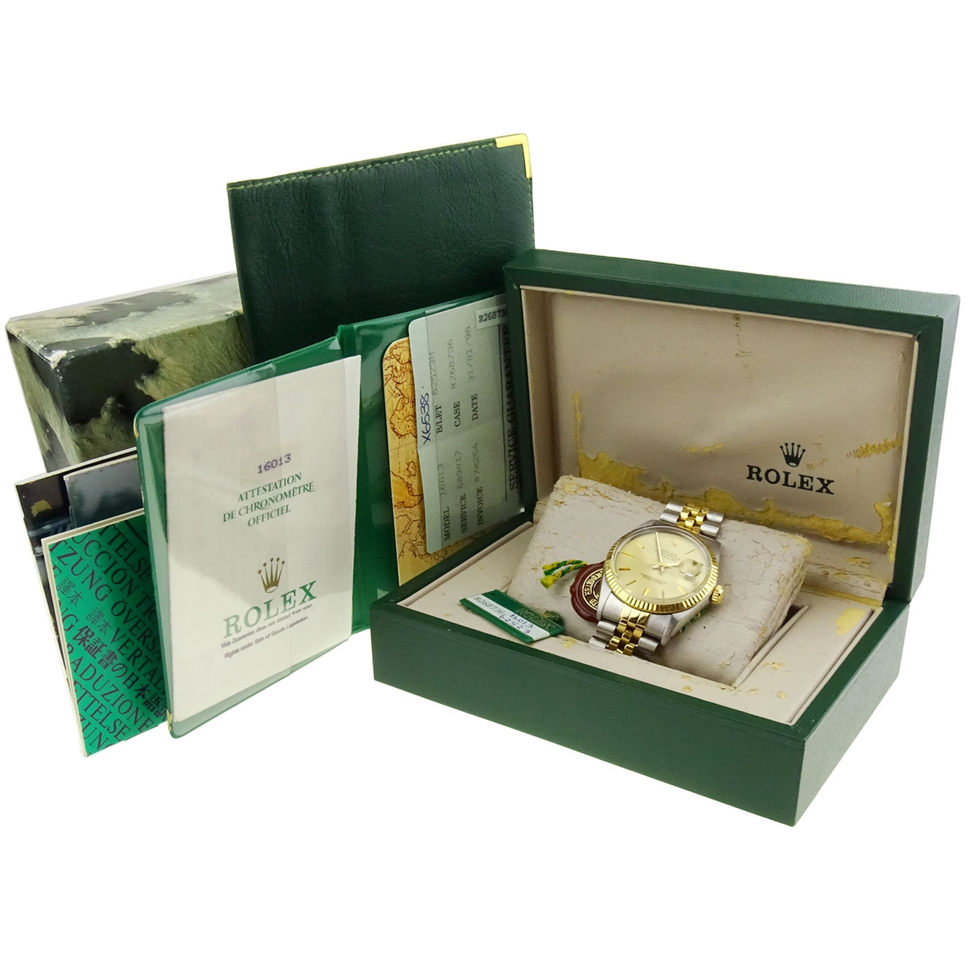 Rolex Datejust Oyster Perpetual Steel and Gold 16013