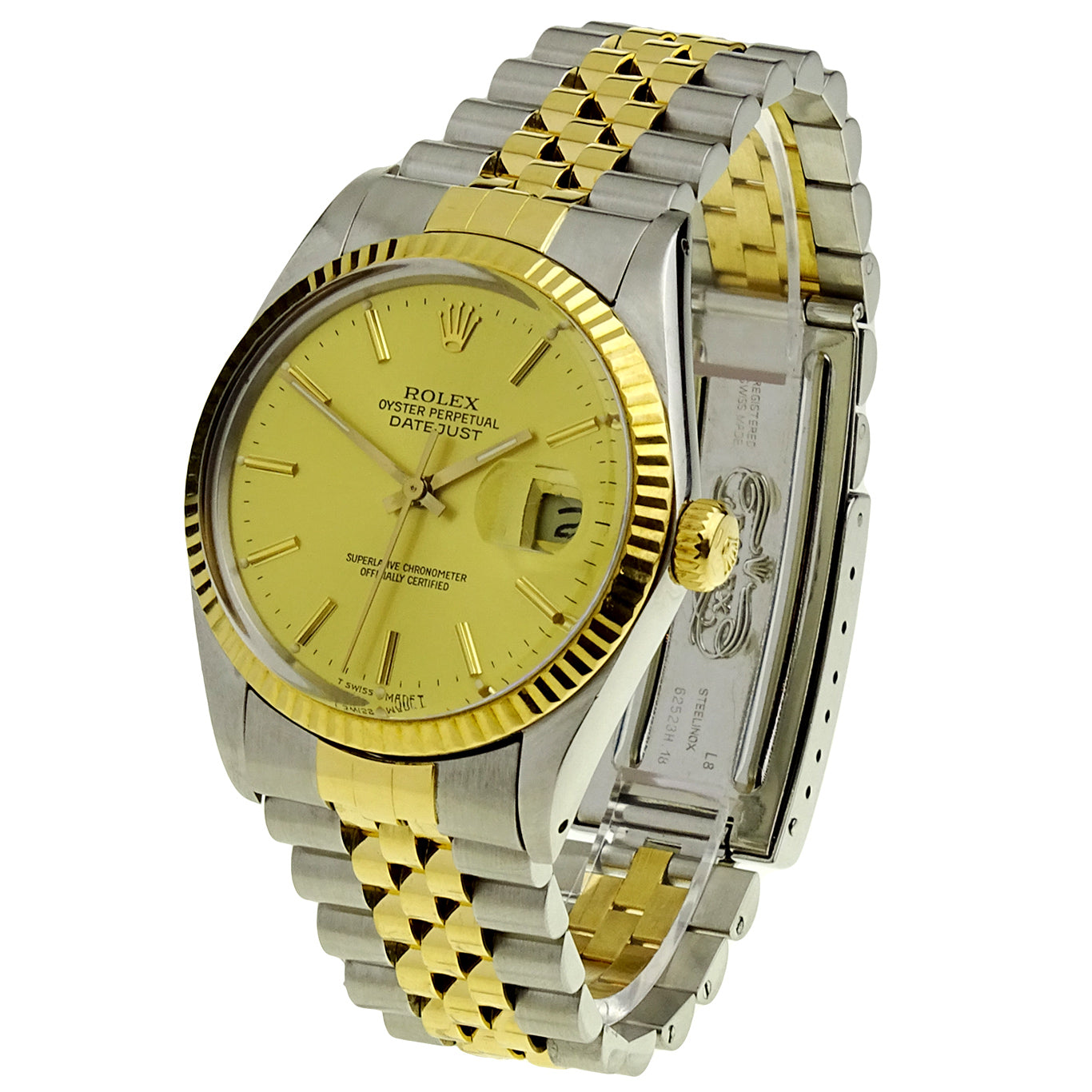 Rolex Datejust Stainless Steel & Gold at Parkers Jewellers