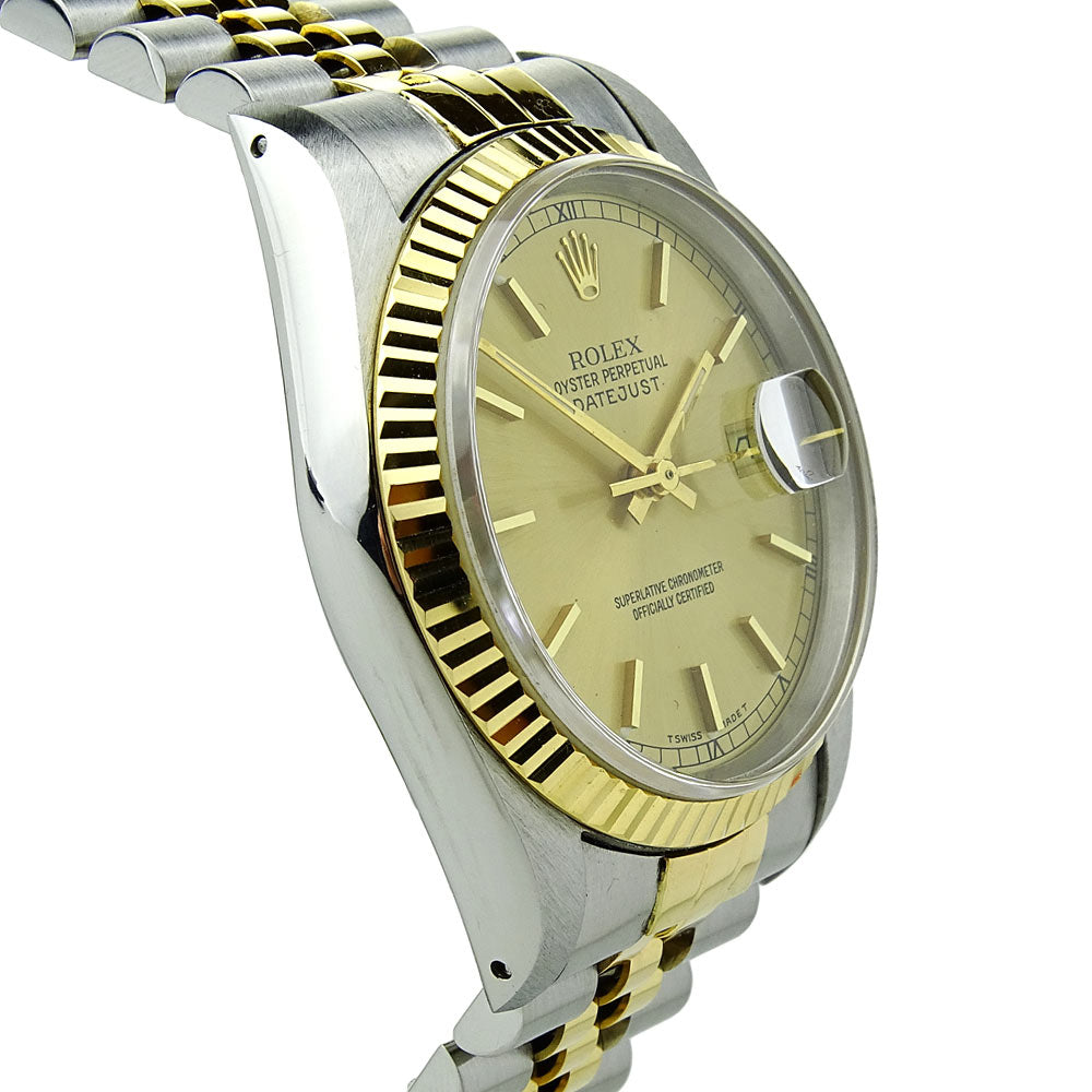 Rolex Datejust Steel and Gold 16233