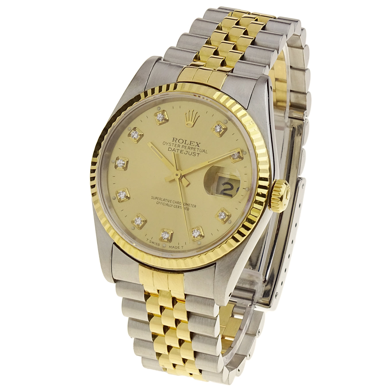 Rolex Datejust Oyster Perpetual Steel and Gold 16233