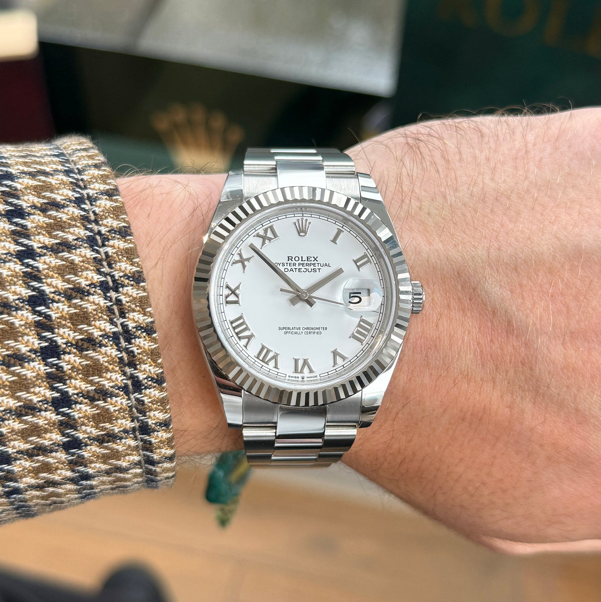 Rolex Datejust 41 Stainless Steel & White Gold 126334