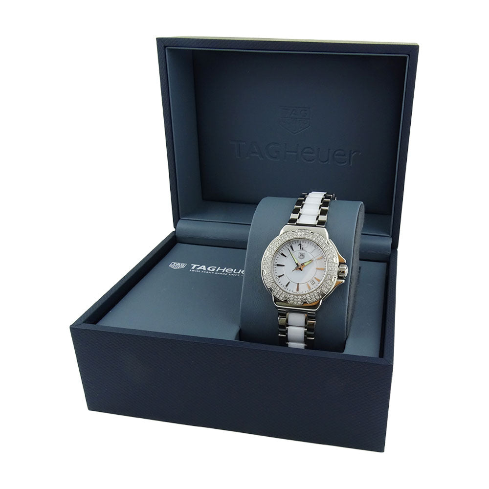 Tag Heuer Steel &amp; Ceramic F1 Quartz WAH1215