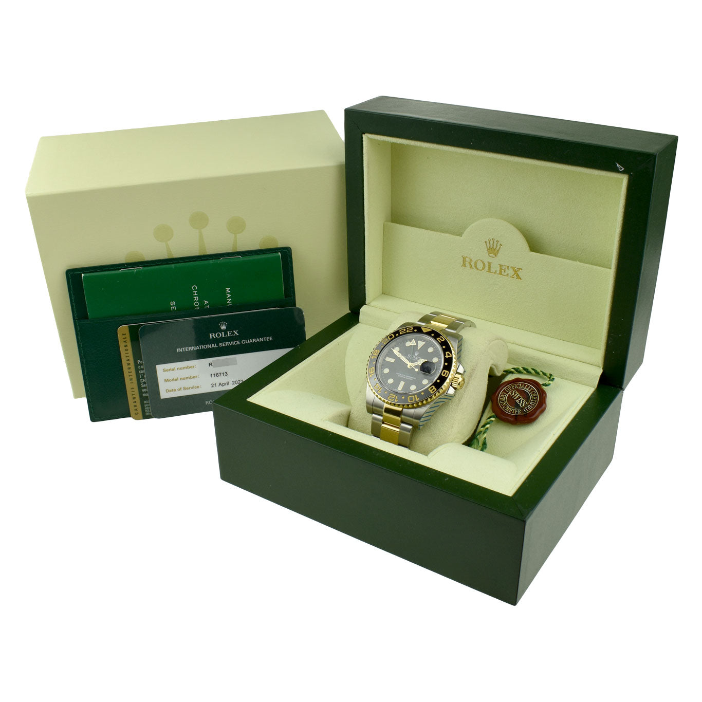 Rolex GMT-Master II Steel &amp; Gold 116713LN