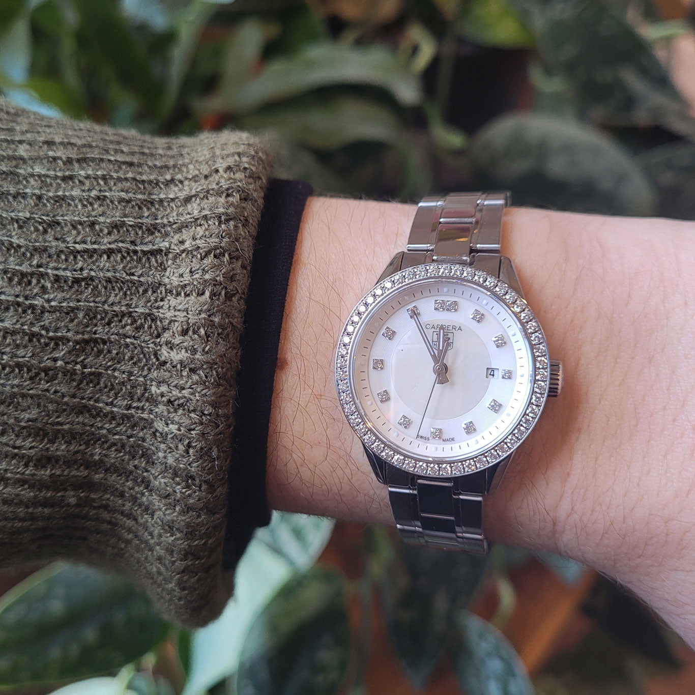 Tag Heuer Lady Carrera Diamond Bezel WV1413