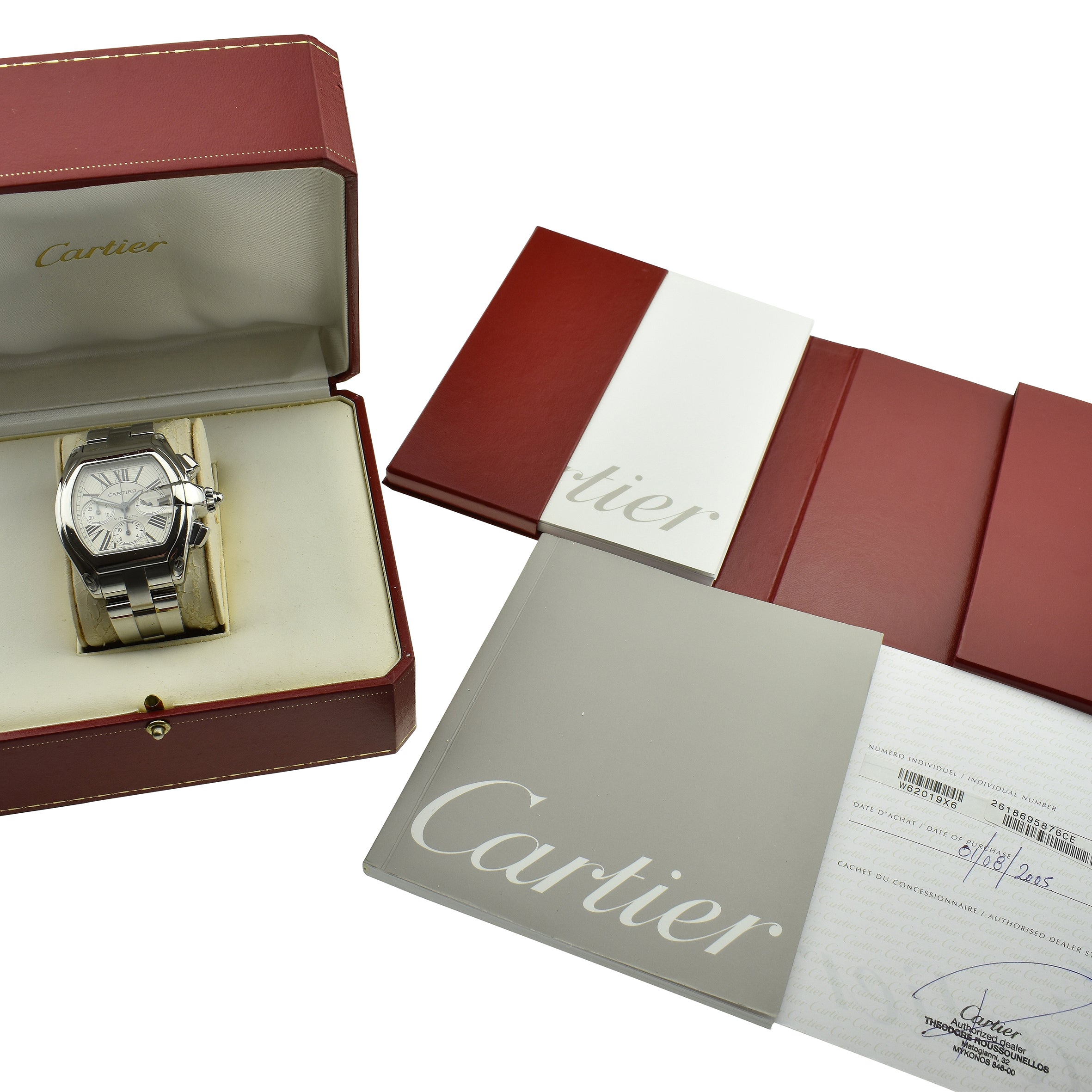 Cartier Roadster Chronograph W62019X6