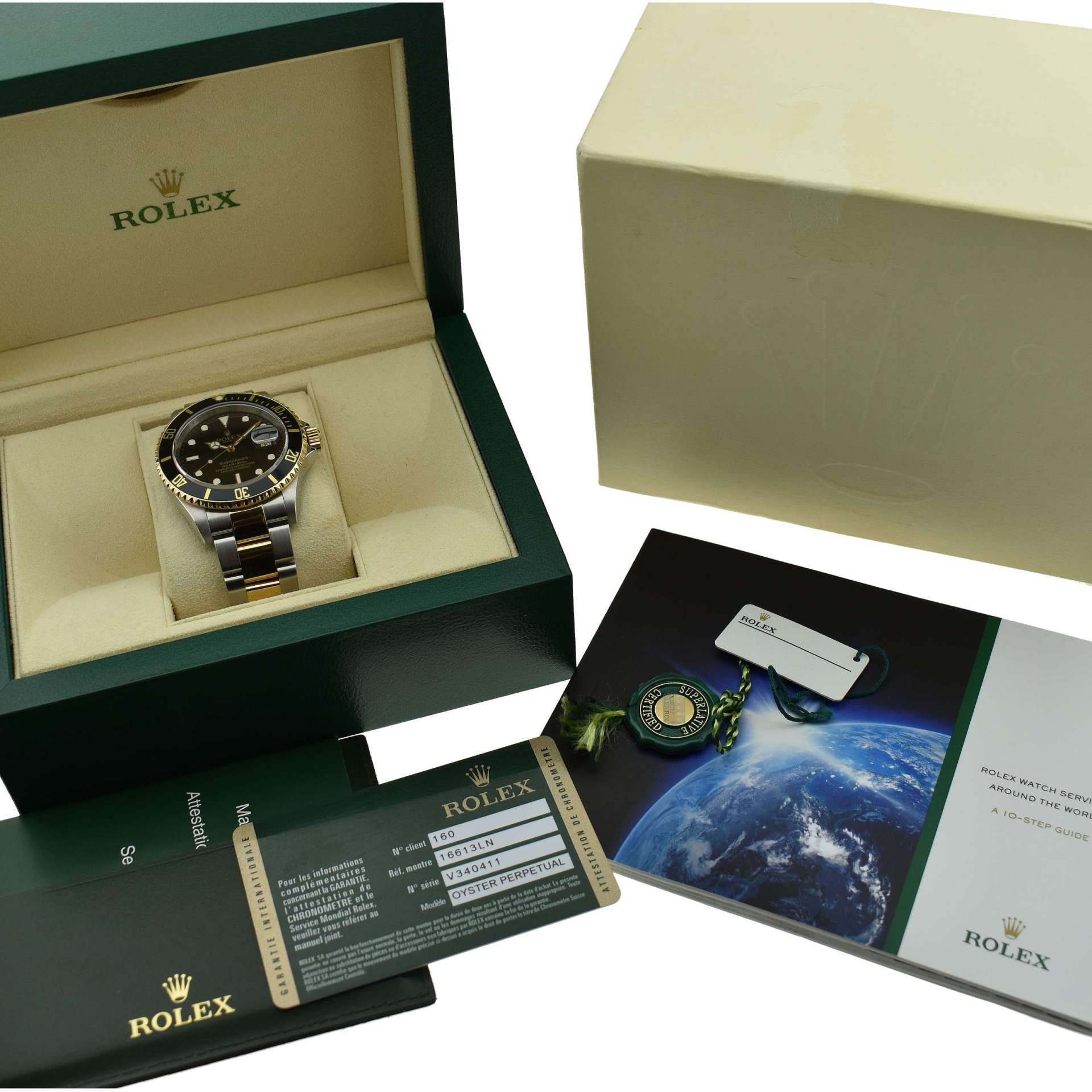 Rolex Submariner Date Stainless Steel & Gold 16613LN