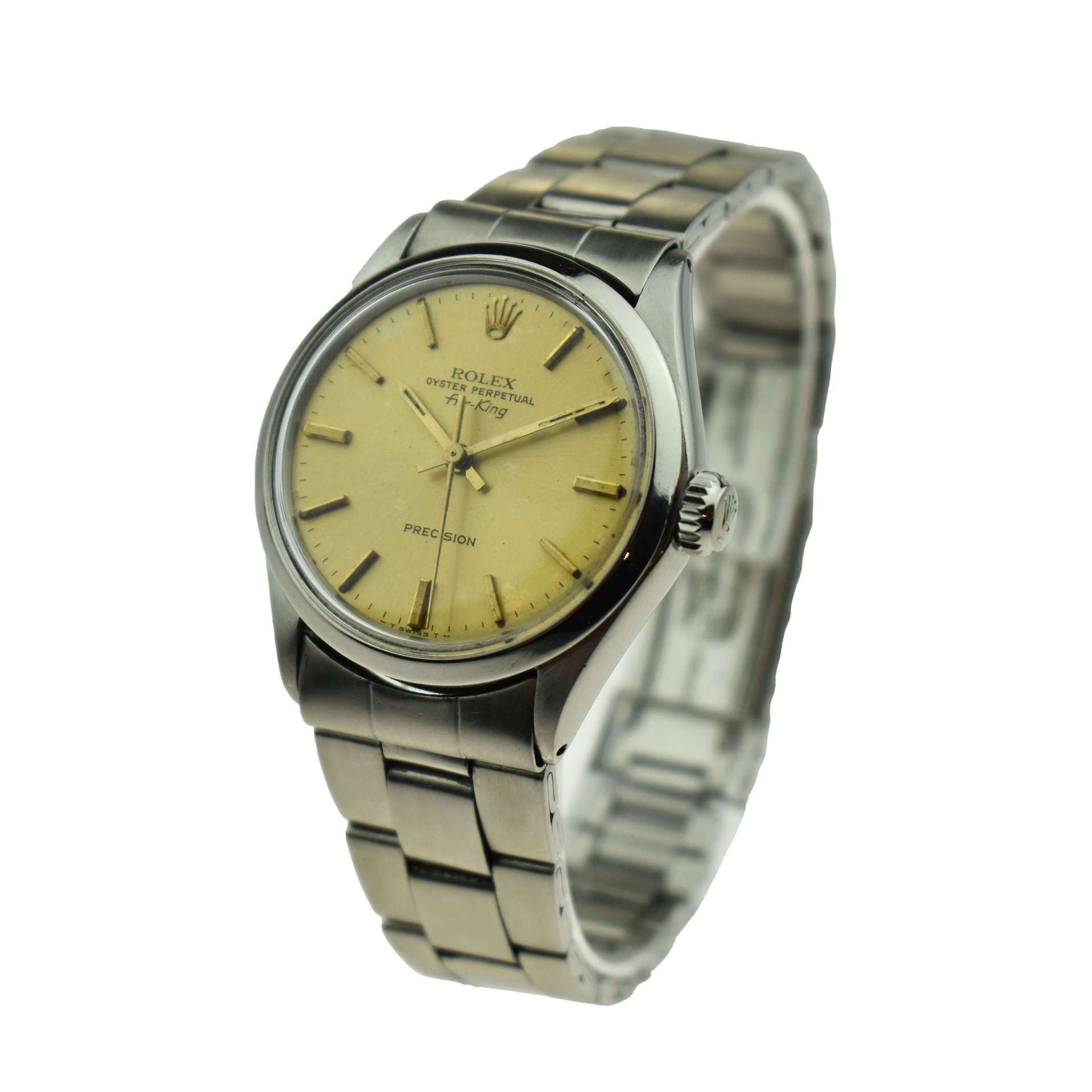 Rolex Air-King Stainless Steel 5500