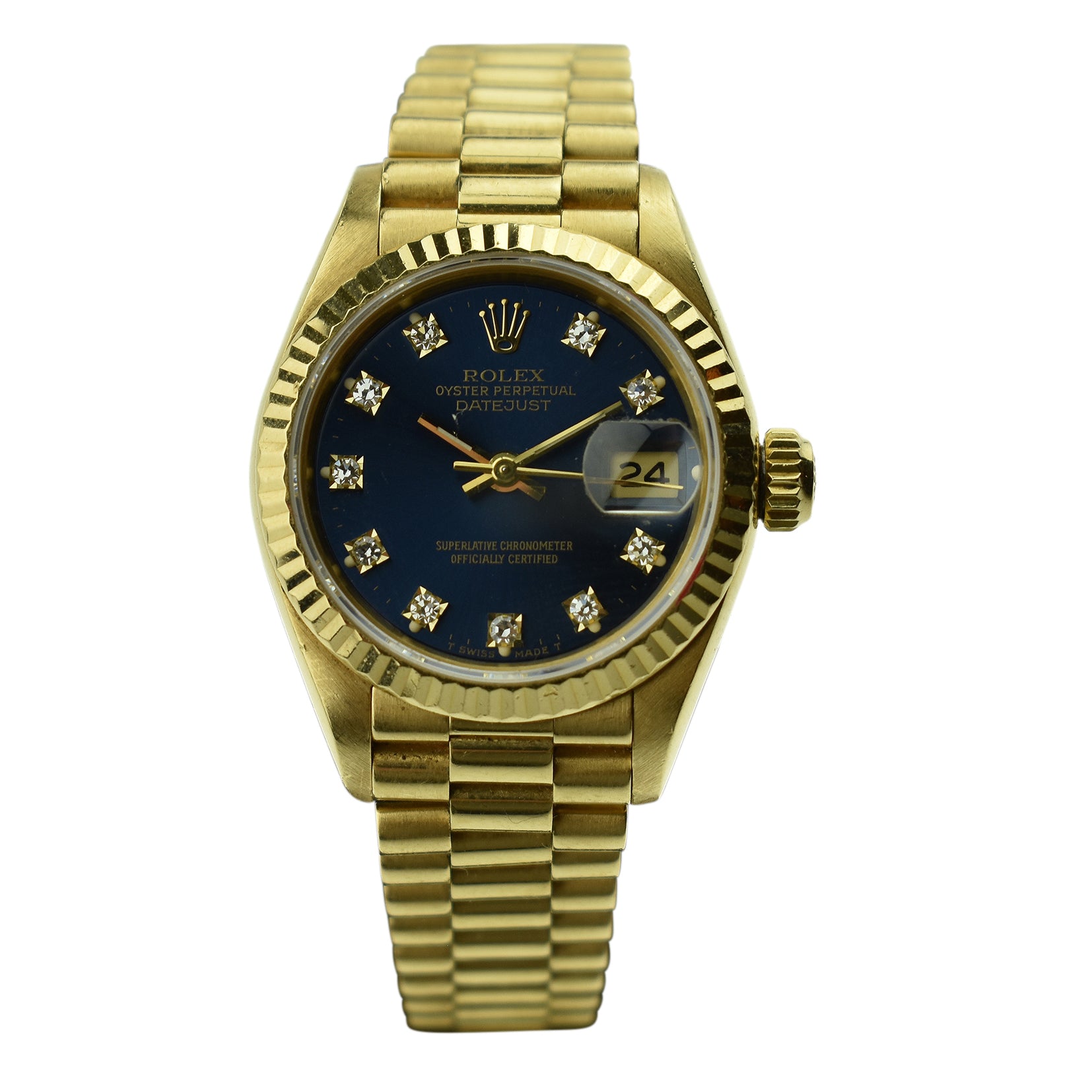 Rolex Ladies Datejust 18ct Yellow Gold 61978