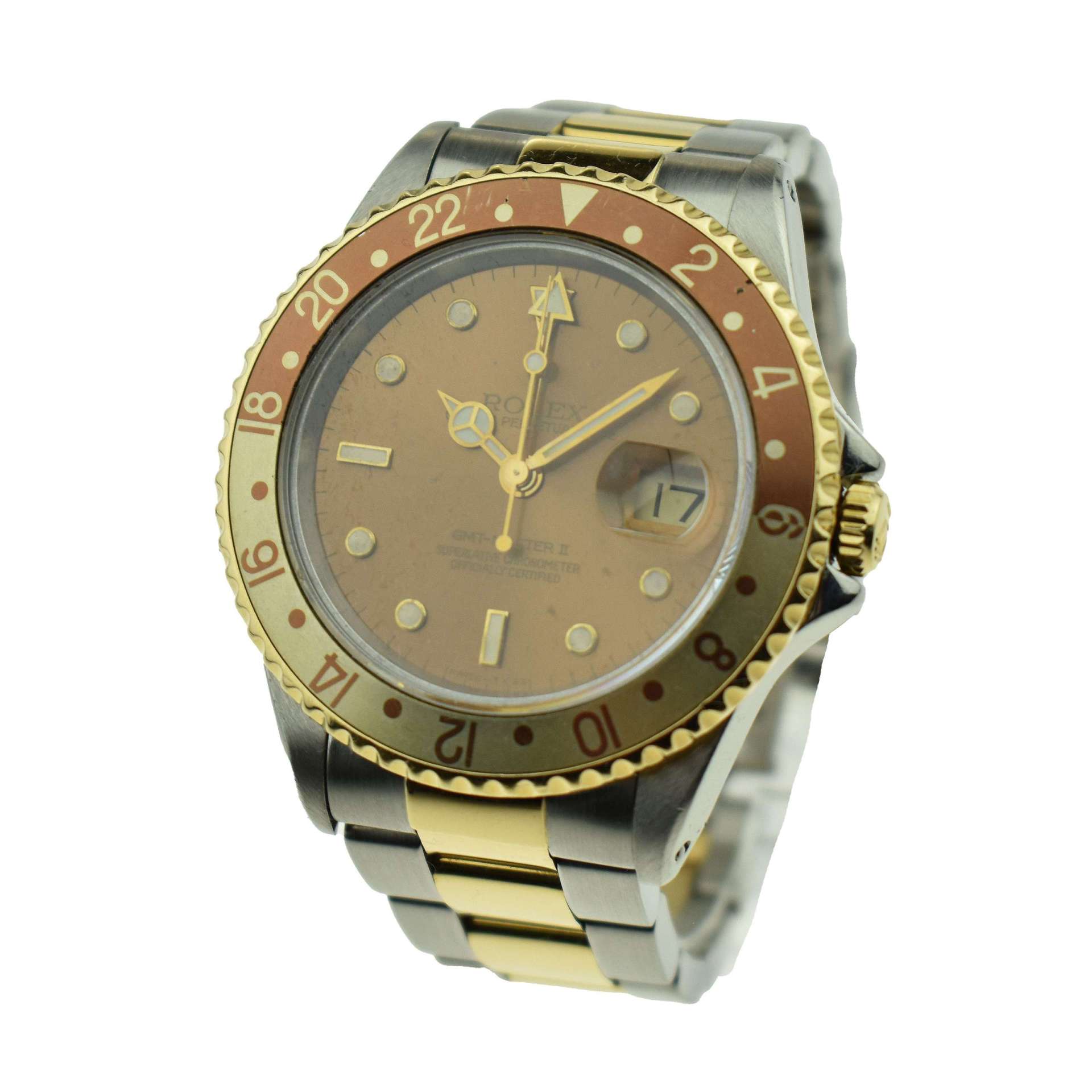 Rolex GMT-Master II Stainless Steel & Gold 16713