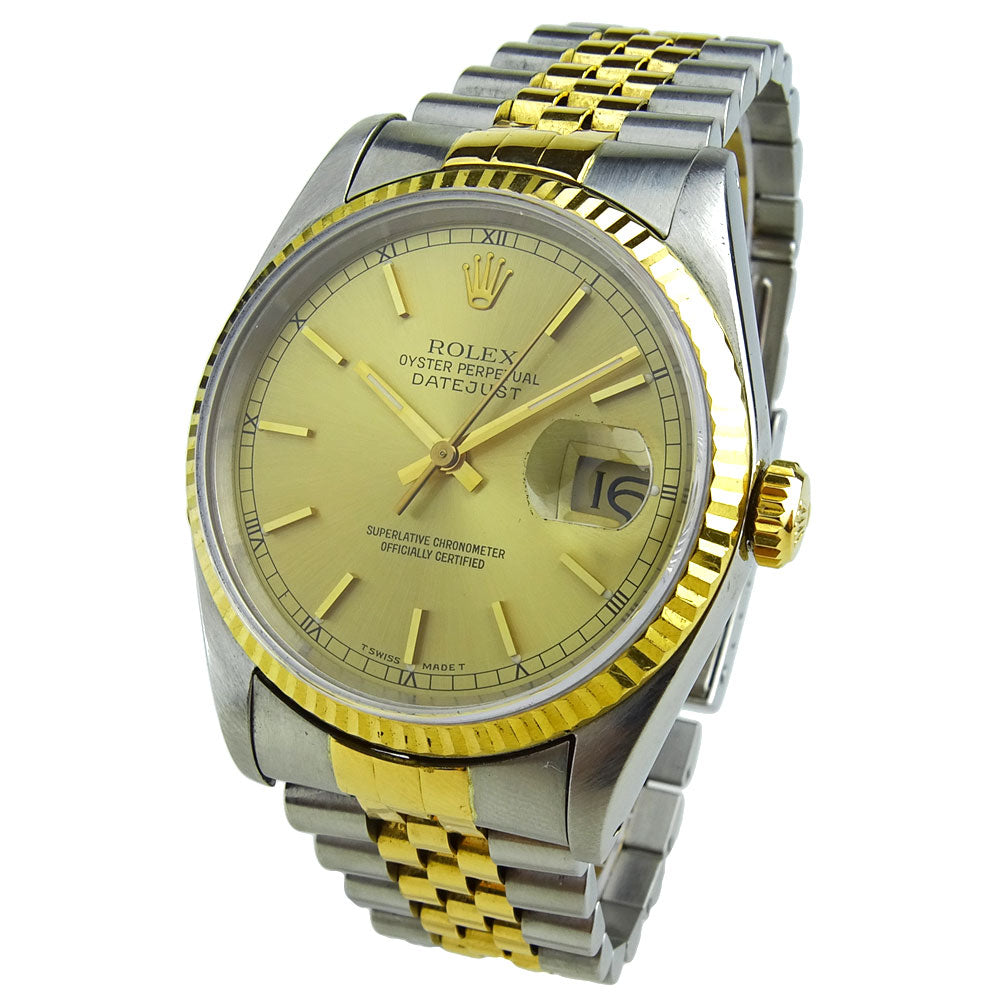 Rolex Datejust Steel and Gold 16233