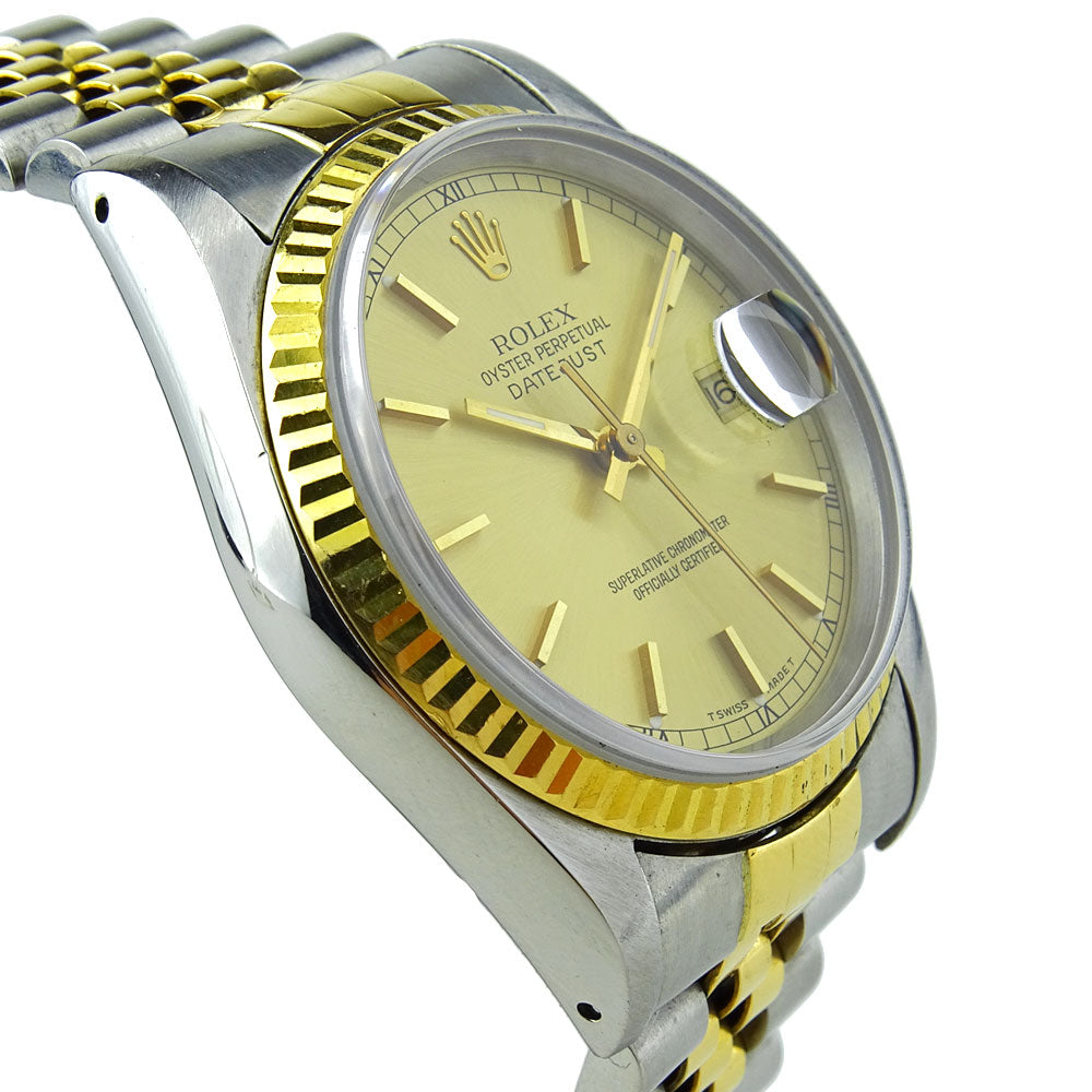 Rolex Datejust Steel and Gold 16233