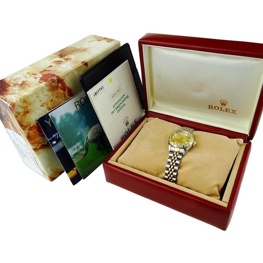 Rolex Lady Datejust Steel and Gold 69173
