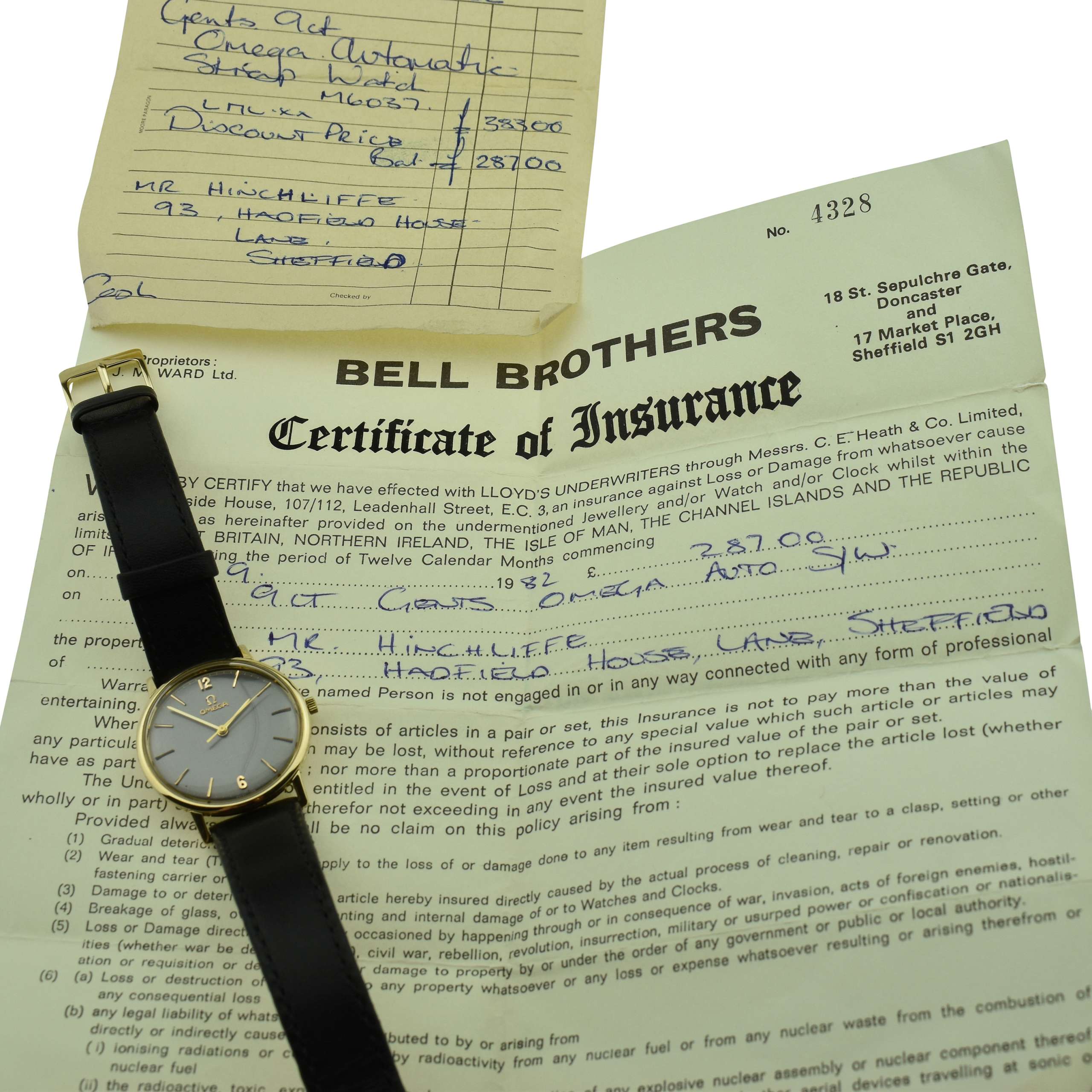 Omega Seamaster De Ville 9ct Gold 1061
