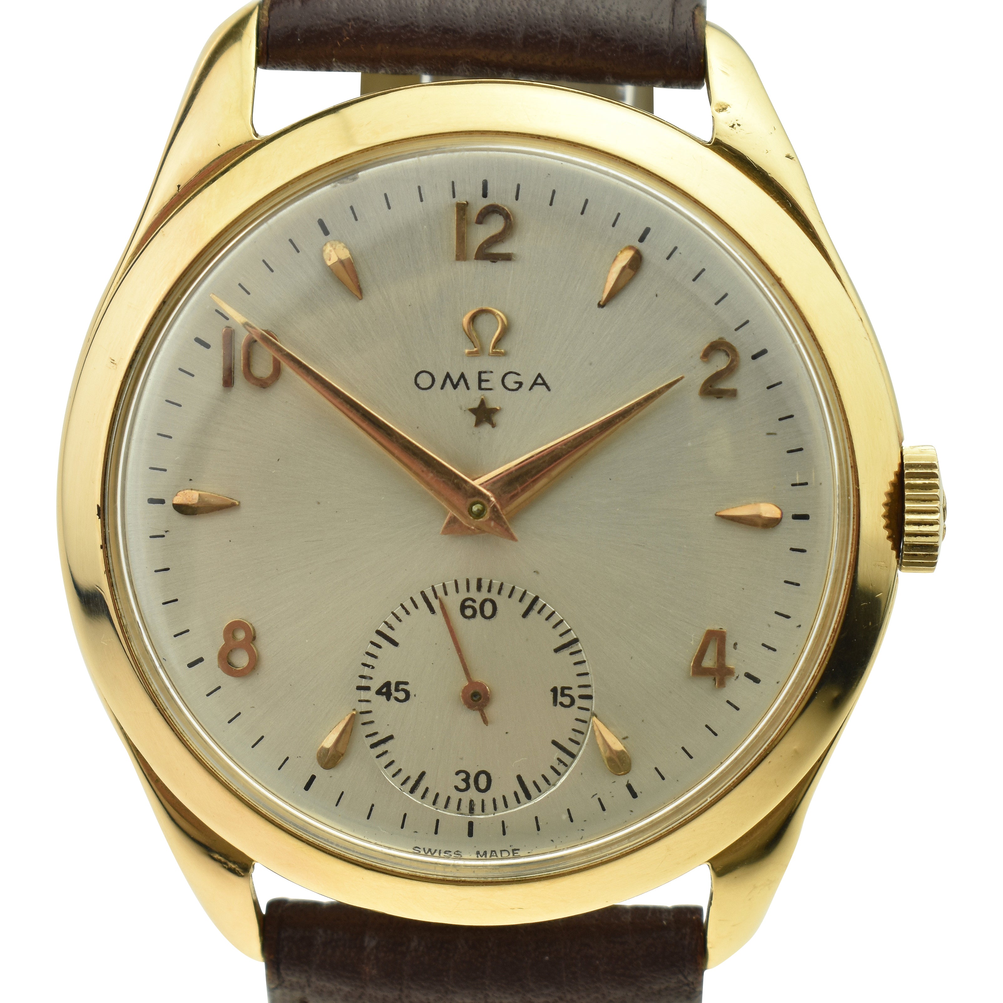 Omega 18ct Rose Gold Teddington 2619