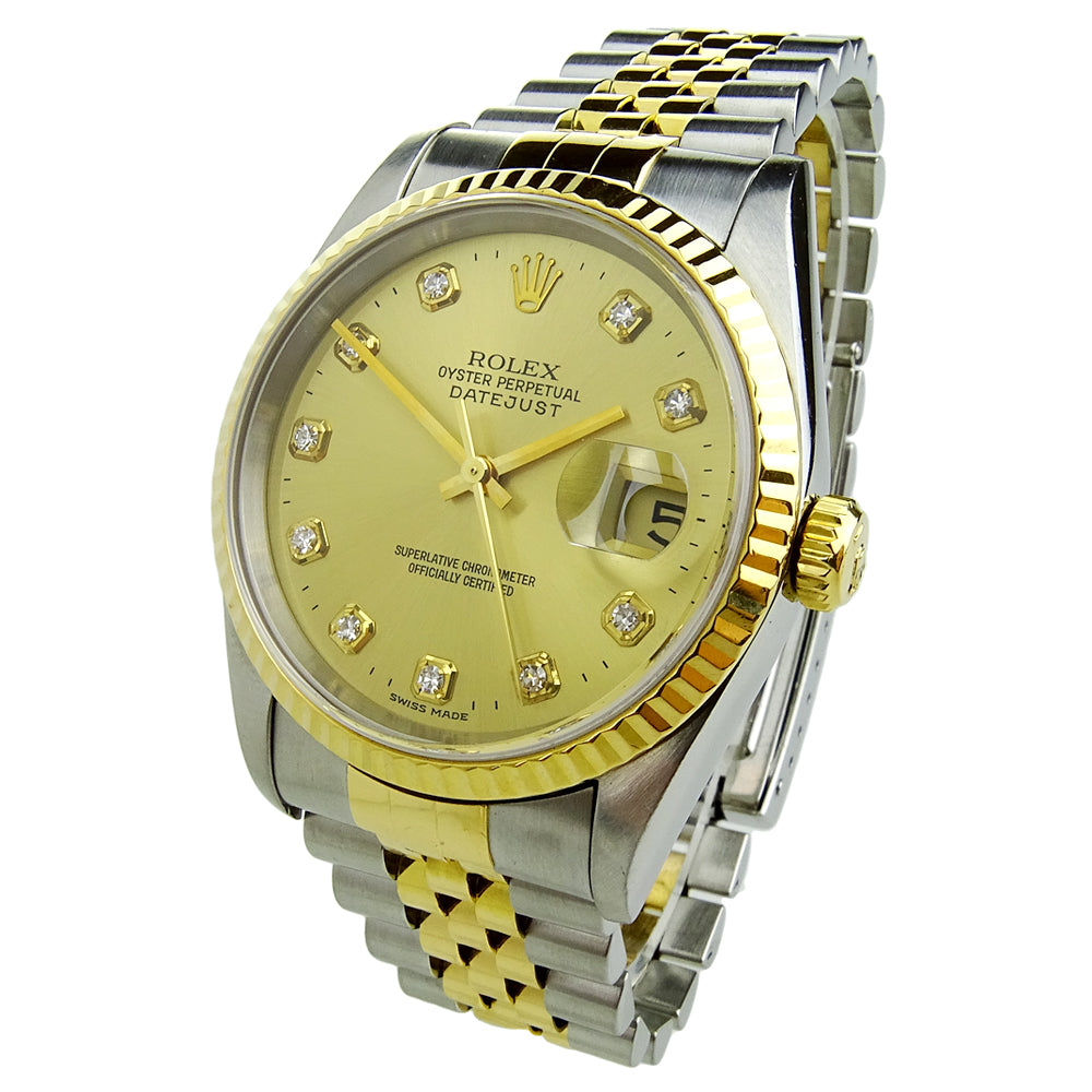 Rolex Datejust Steel and Gold 16233